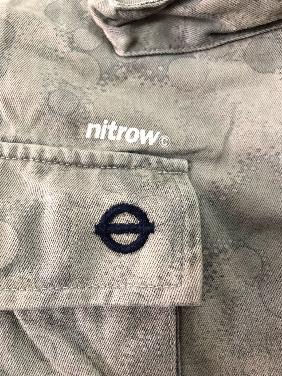 NADA 00's NITROW Japan digital drop camo cargo short Size US 35 - 11 Thumbnail