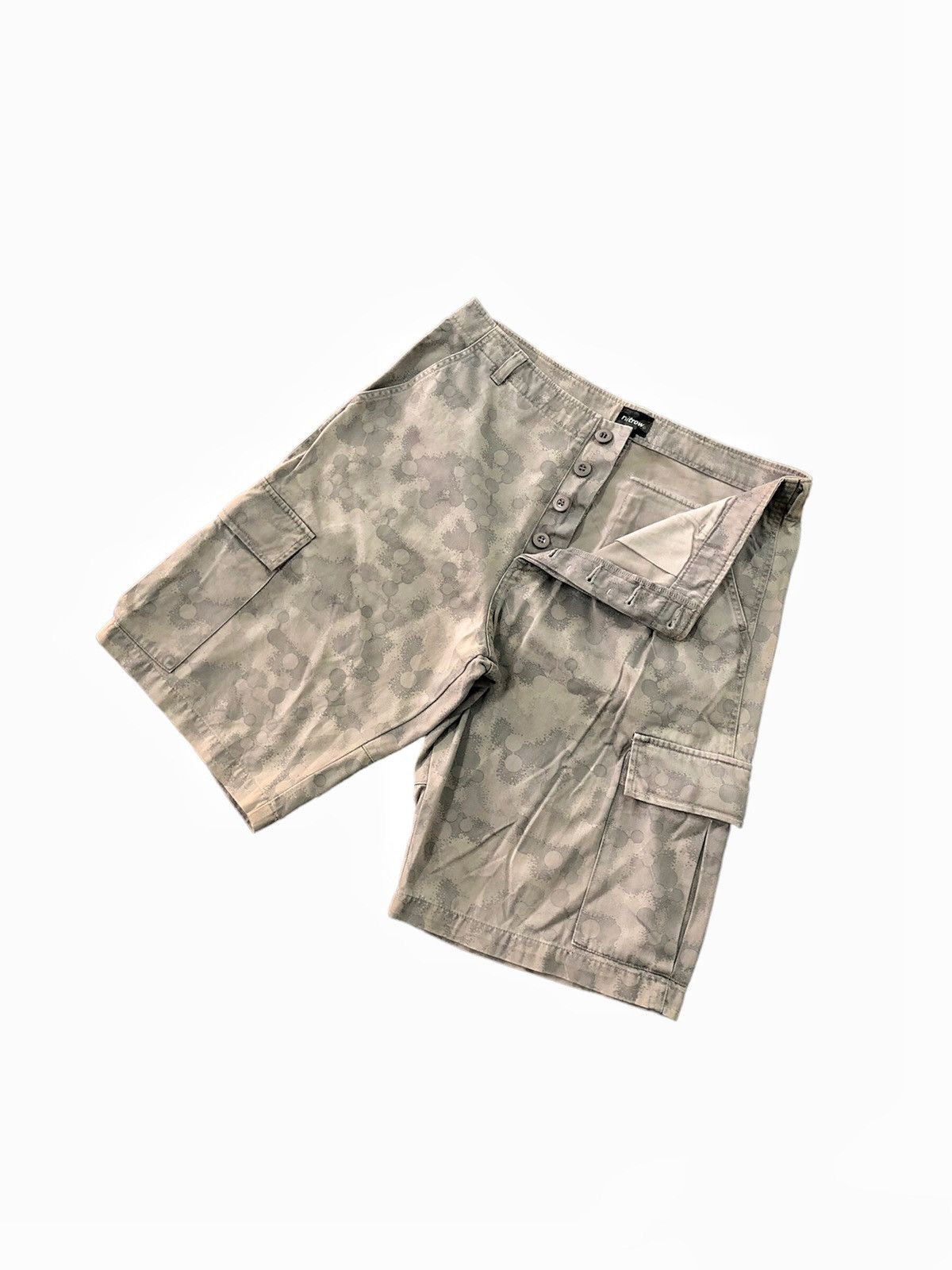 NADA 00's NITROW Japan digital drop camo cargo short Size US 35 - 4 Thumbnail