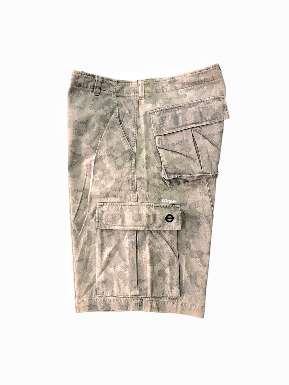 NADA 00's NITROW Japan digital drop camo cargo short Size US 35 - 5 Thumbnail