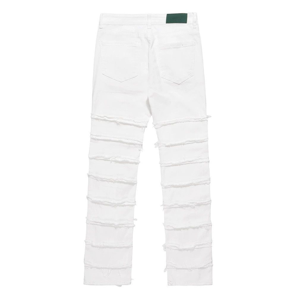 custom damaged punk jeans