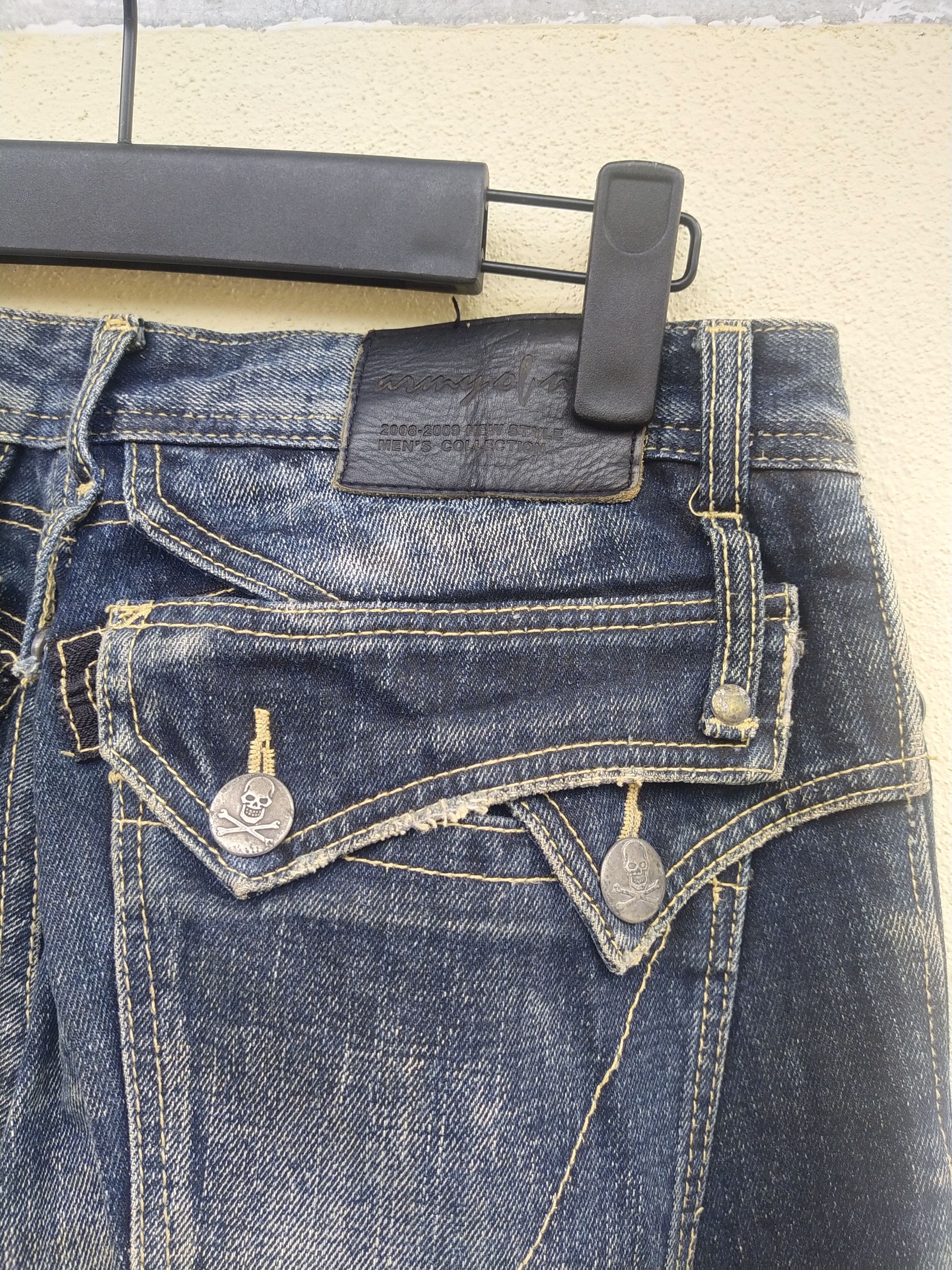 Japanese Brand × Seditionaries 🔥 Offer🔥Rare Japanese Brand Army Of No! Skulls Denim Size US 30 / EU 46 - 20 Thumbnail