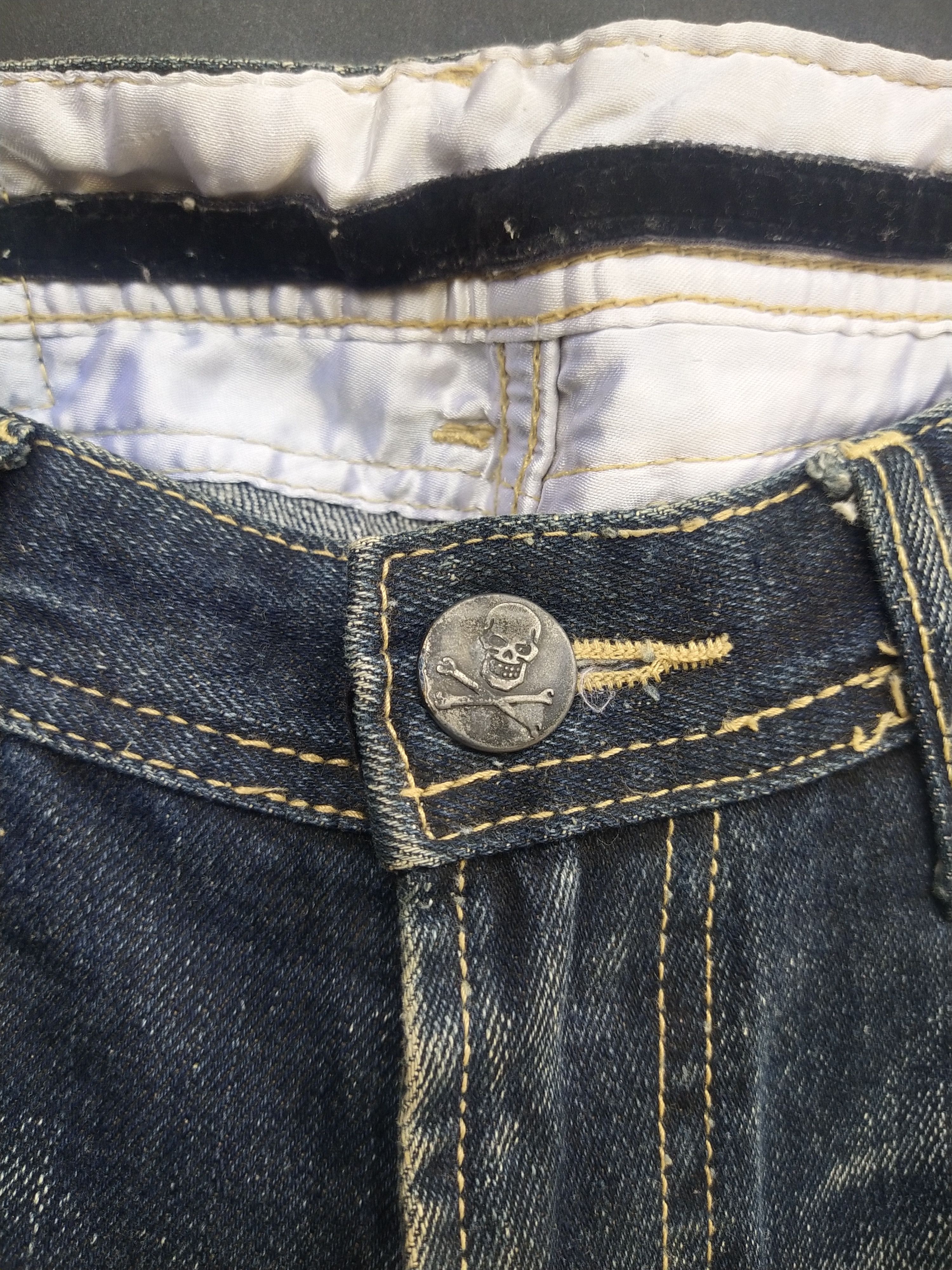 Japanese Brand × Seditionaries 🔥 Offer🔥Rare Japanese Brand Army Of No! Skulls Denim Size US 30 / EU 46 - 5 Thumbnail