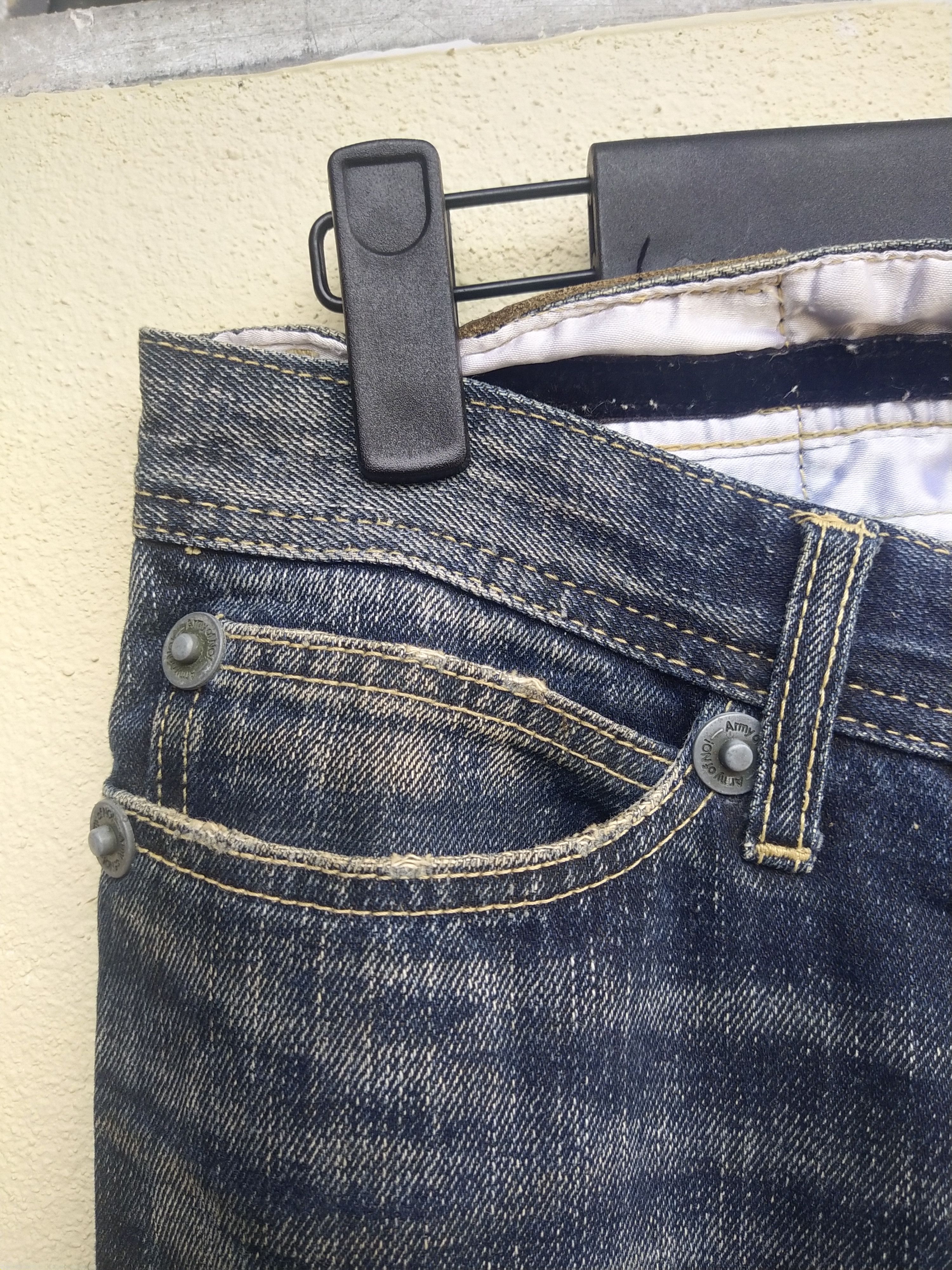Japanese Brand × Seditionaries 🔥 Offer🔥Rare Japanese Brand Army Of No! Skulls Denim Size US 30 / EU 46 - 6 Thumbnail
