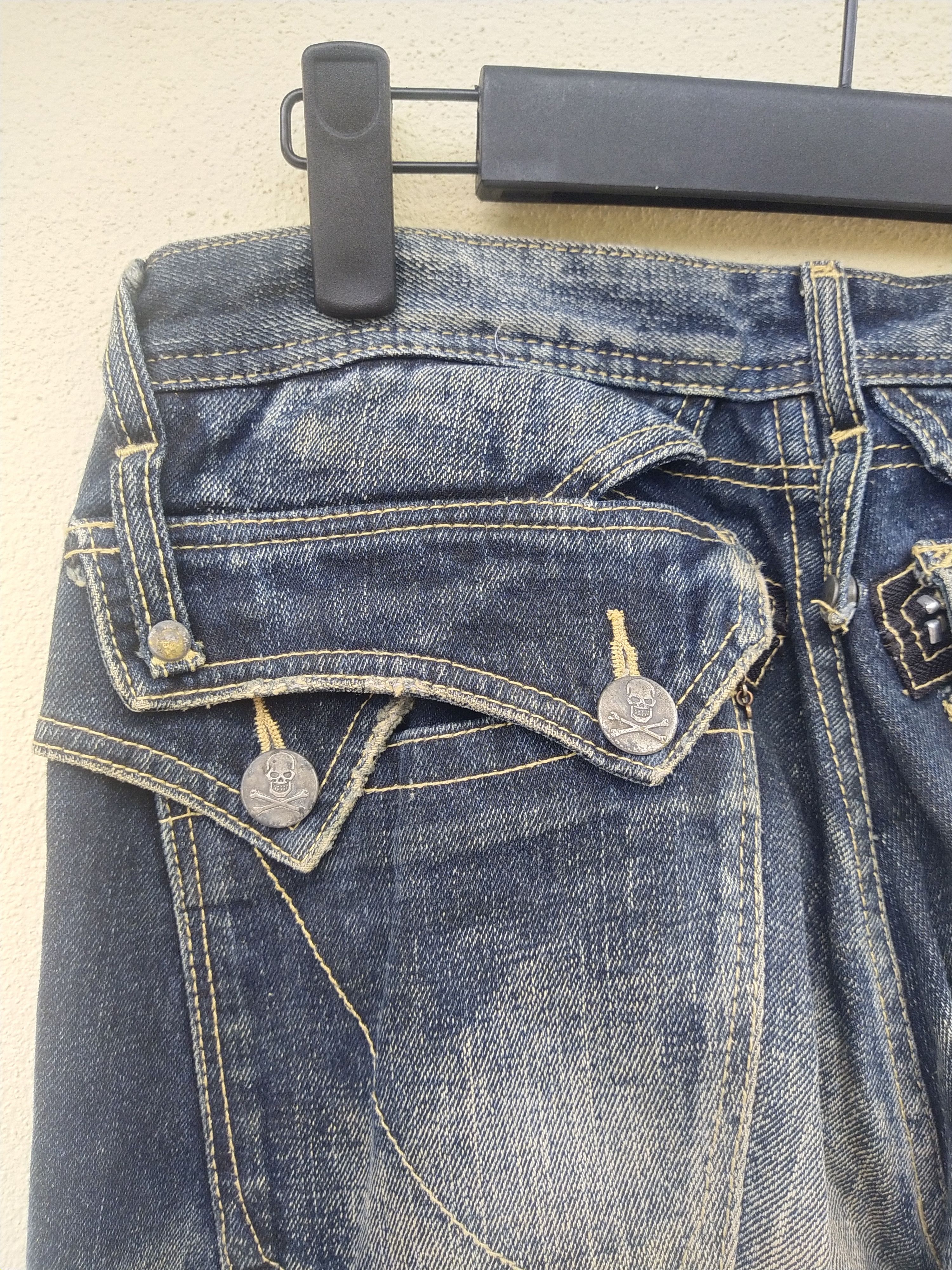 Japanese Brand × Seditionaries 🔥 Offer🔥Rare Japanese Brand Army Of No! Skulls Denim Size US 30 / EU 46 - 18 Thumbnail