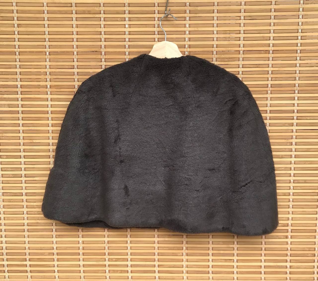Yohji Yamamoto Vintage 1990s Yohji Yamamoto faux fur bolero cloak cape Size M / US 6-8 / IT 42-44 - 4 Thumbnail