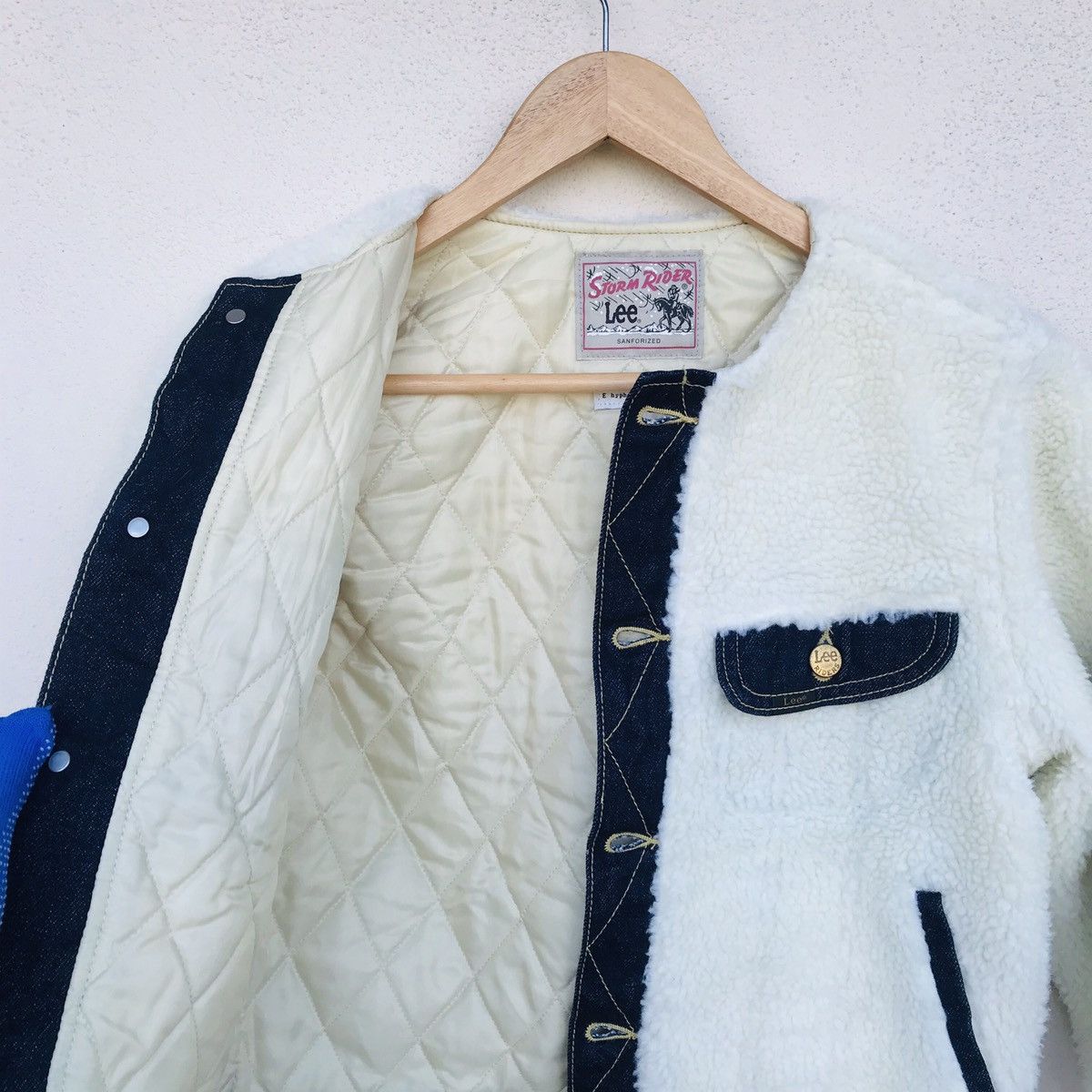 Lee Storm Rider Lee 60s edition repro sherpa women jacket jean Size ONE SIZE - 7 Thumbnail