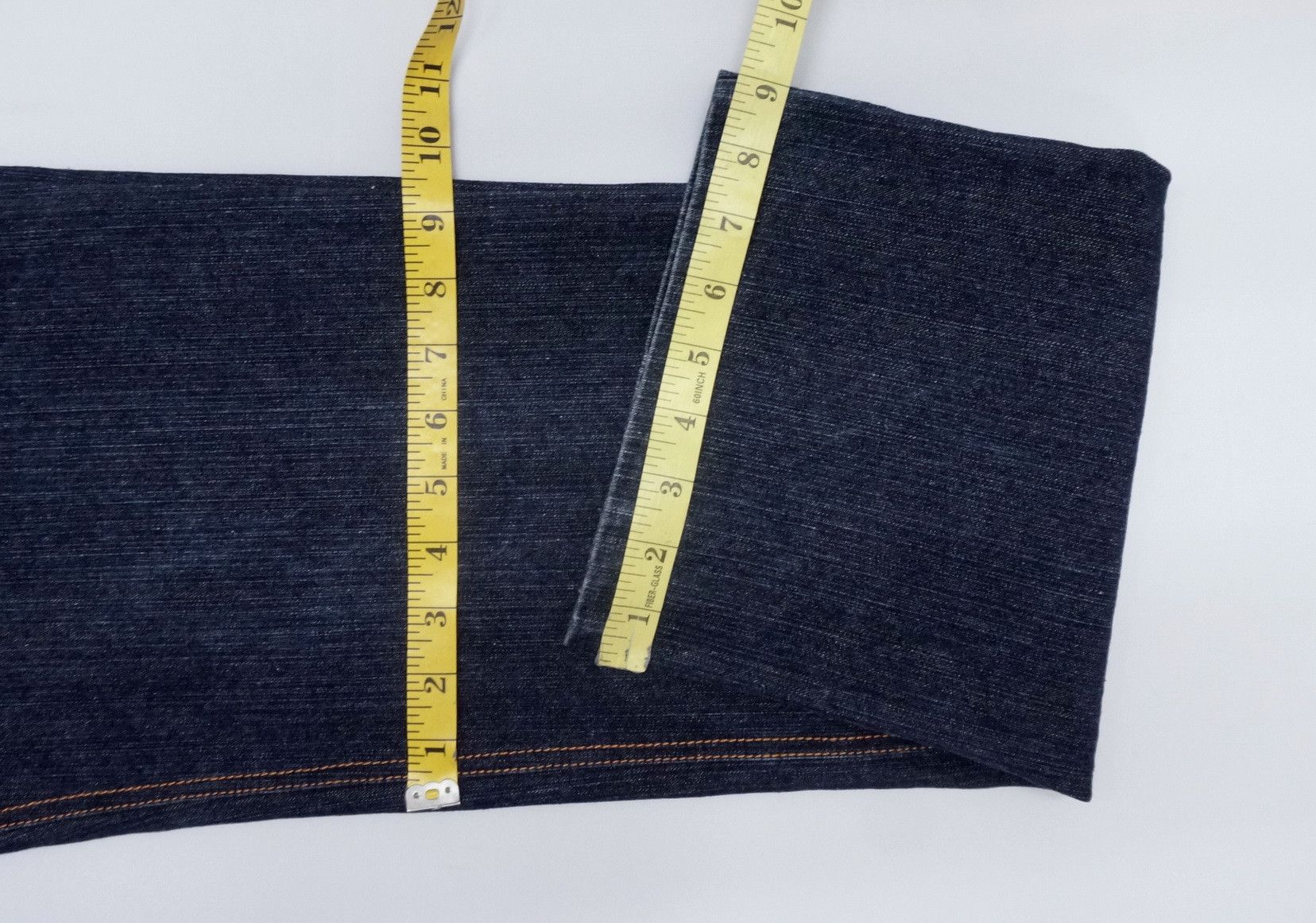 Japanese Brand Vintage Japan HALHAM Printed Dark Blue Jeans Size US 32 / EU 48 - 12 Thumbnail