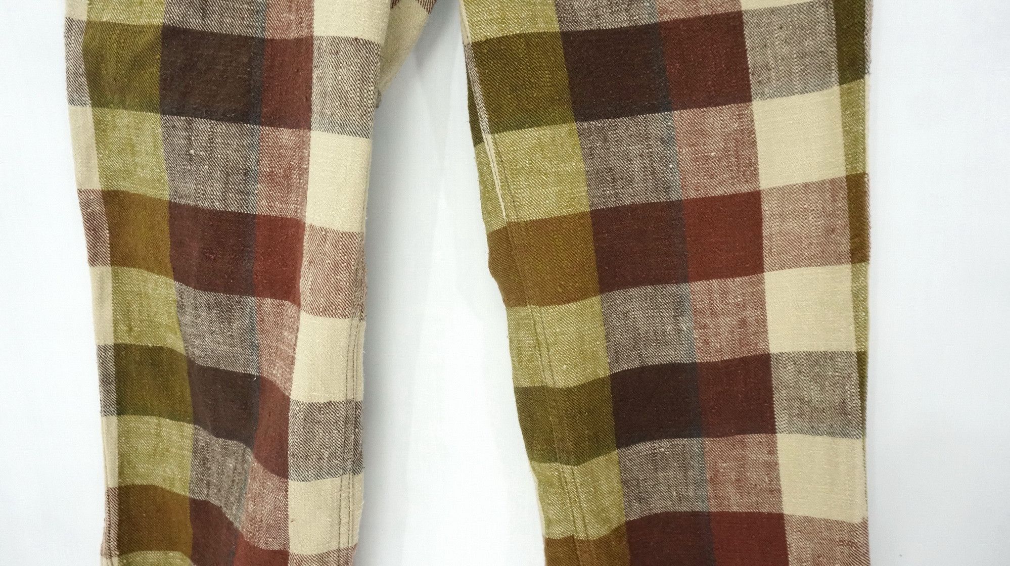 Japanese Brand 🎌 Japan CUBE SUGAR Plaid Checkered Pants Size US 29 - 5 Thumbnail
