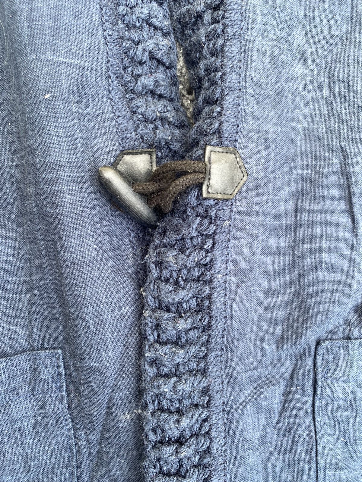 Japanese Brand Japan Vintage Indigo Denim Boro Vest Size US XXL / EU 58 / 5 - 6 Thumbnail