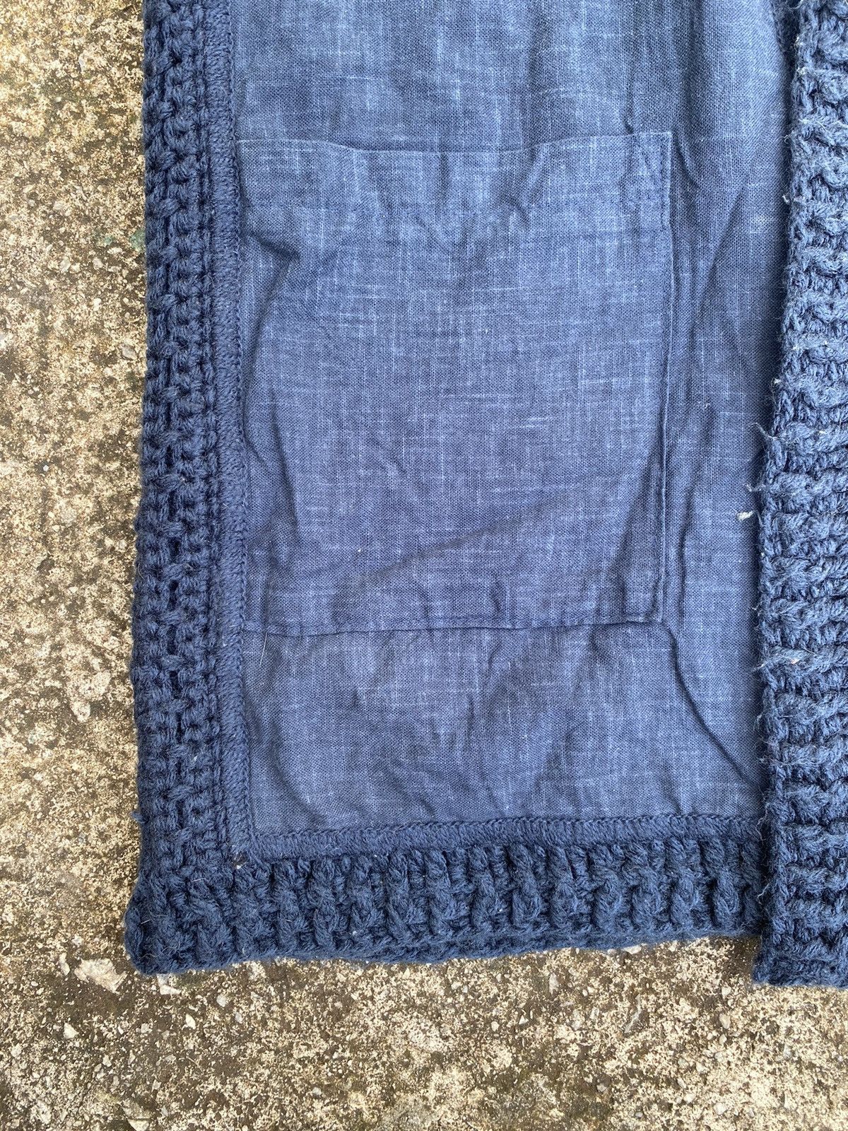 Japanese Brand Japan Vintage Indigo Denim Boro Vest Size US XXL / EU 58 / 5 - 9 Thumbnail