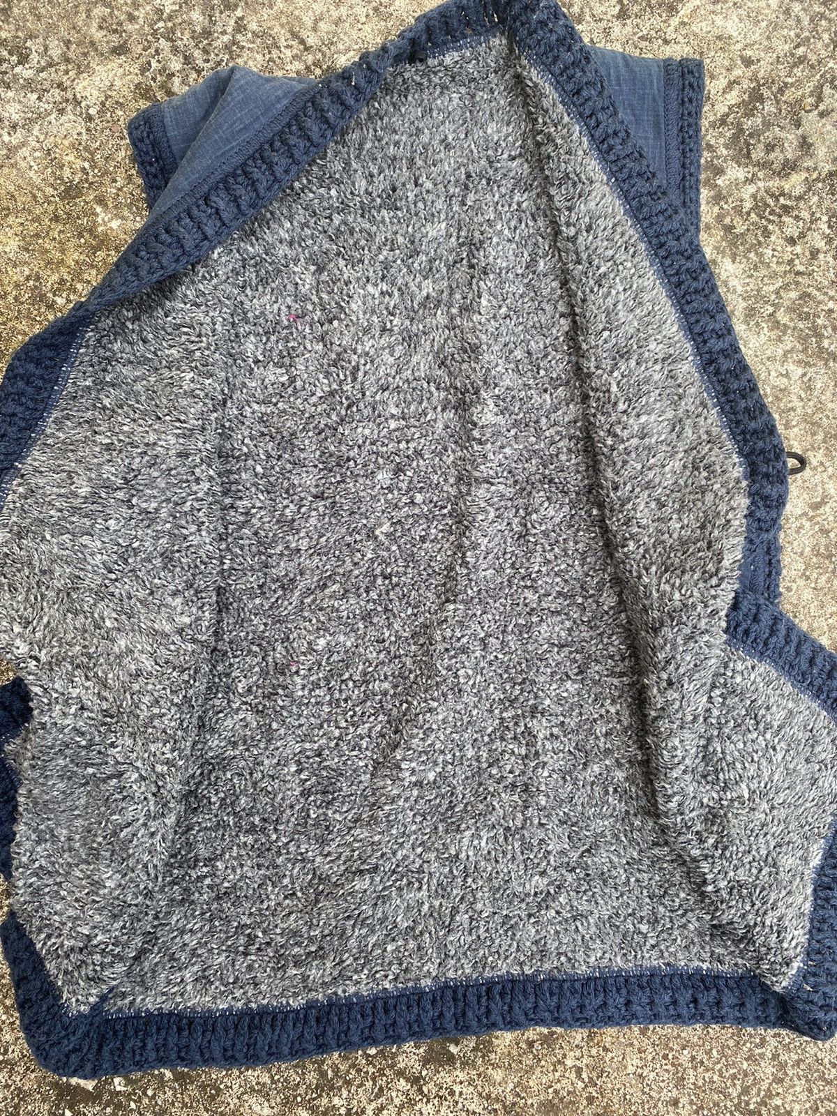 Japanese Brand Japan Vintage Indigo Denim Boro Vest Size US XXL / EU 58 / 5 - 11 Thumbnail