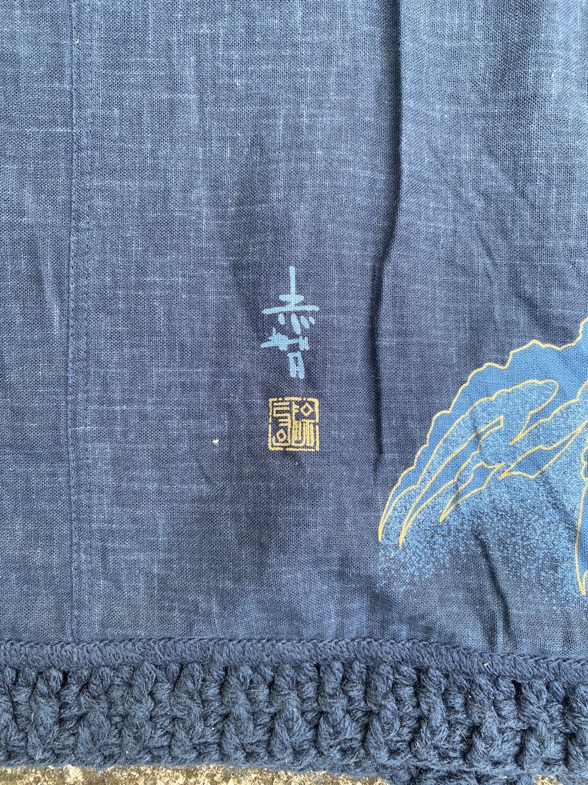 Japanese Brand Japan Vintage Indigo Denim Boro Vest Size US XXL / EU 58 / 5 - 4 Thumbnail