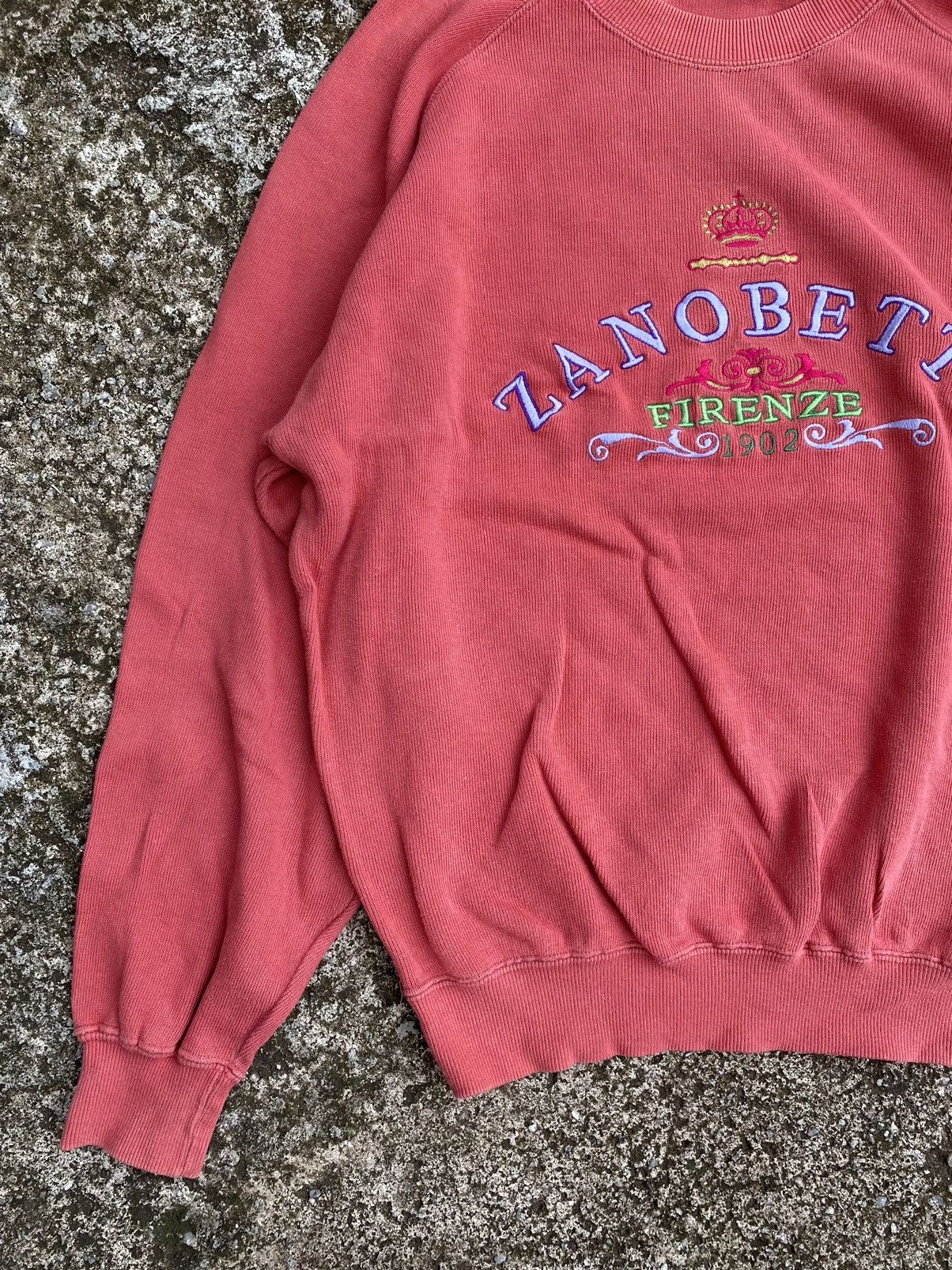 Firenze Vintage Zanobetti Firenze 1902 Embroidered Sweatshirt Size US M / EU 48-50 / 2 - 4 Thumbnail