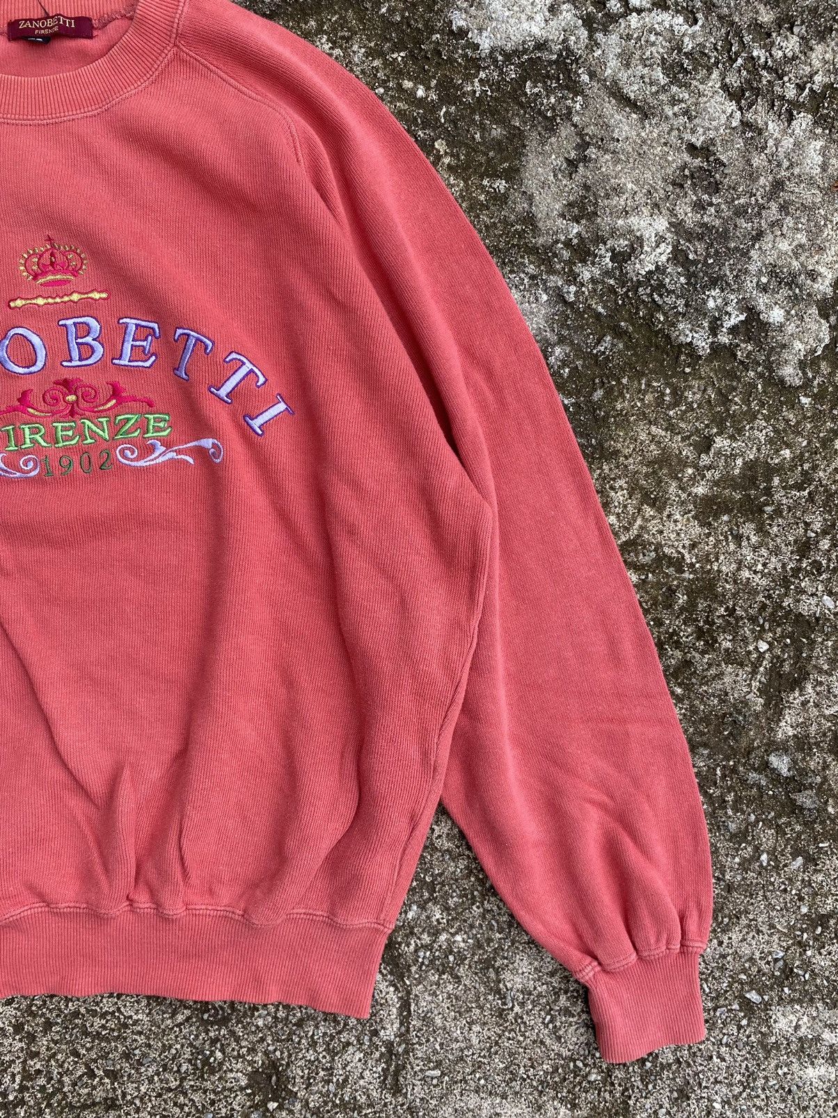 Firenze Vintage Zanobetti Firenze 1902 Embroidered Sweatshirt Size US M / EU 48-50 / 2 - 3 Thumbnail