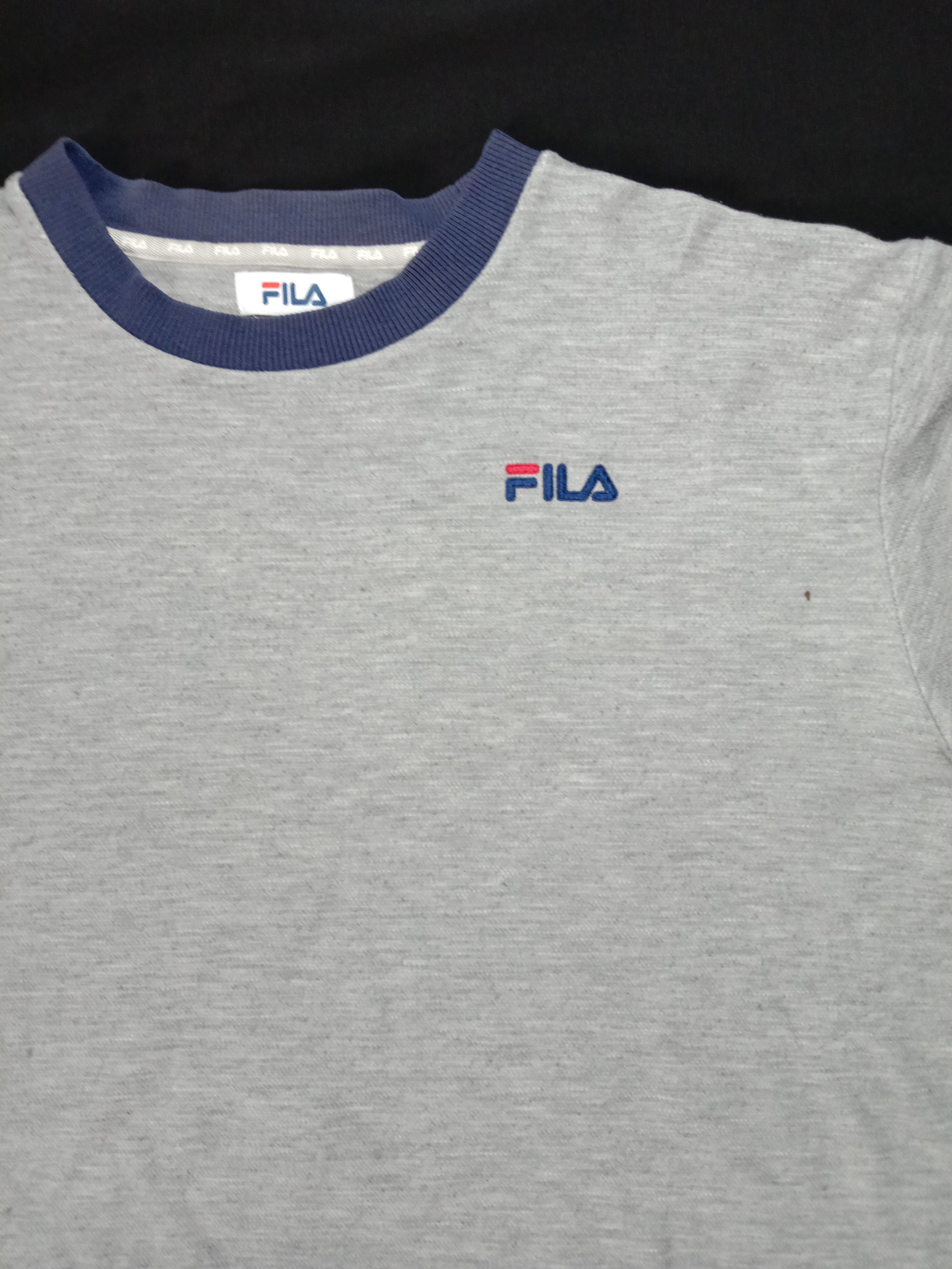 Fila Vintage 90s Fila Sweatshirt Embroidered Logo Size L / US 10 / IT 46 - 3 Thumbnail