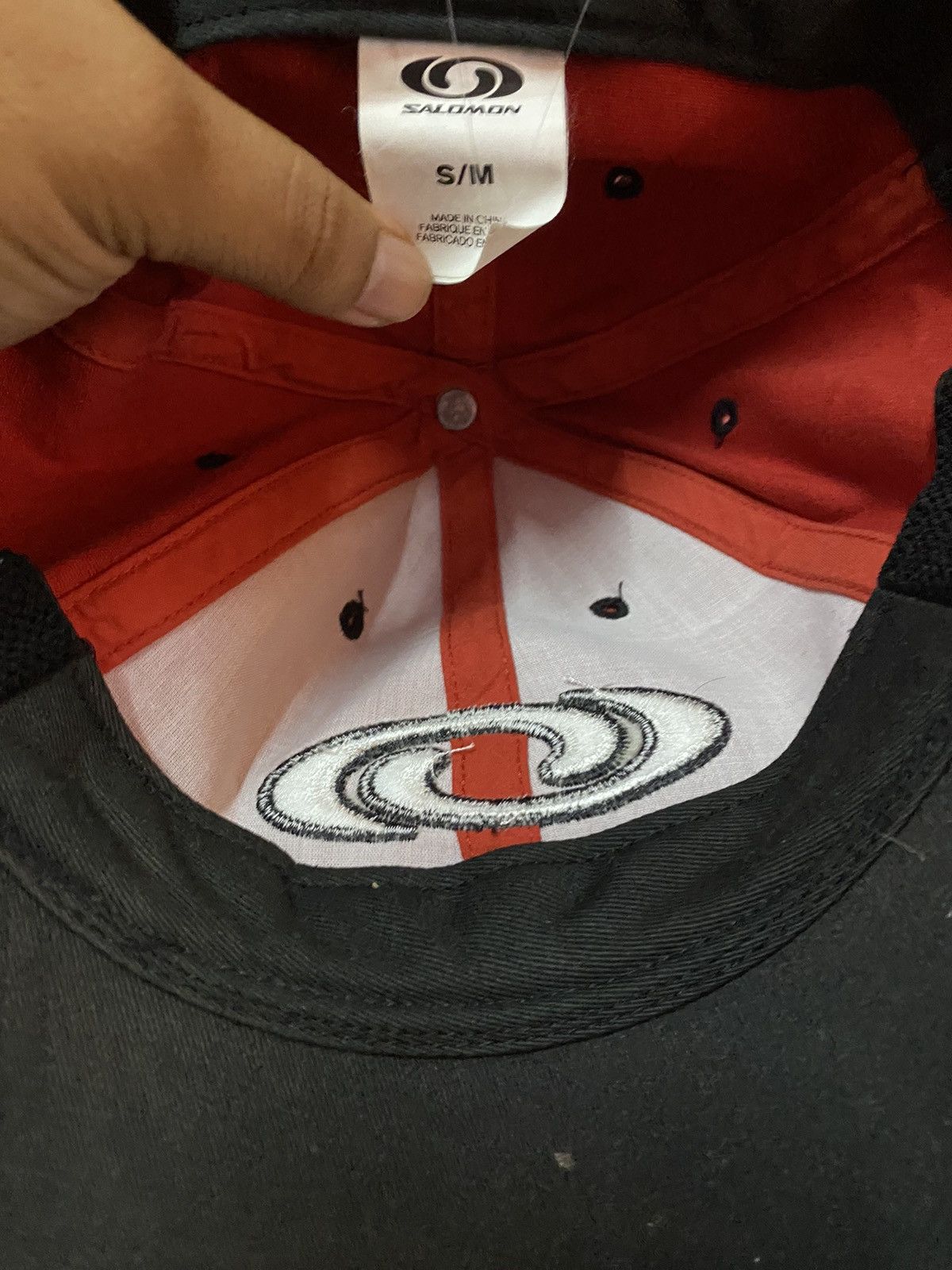 Salomon SALOMON Big Embroidery Logo Outdoor Full Cap Casual Red Head Size ONE SIZE - 4 Thumbnail