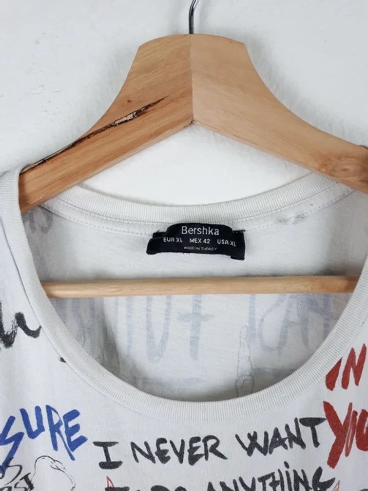 Japanese Brand × Vintage Bershka Scribble Doodle Fullprint Tee Size US L / EU 52-54 / 3 - 10 Thumbnail