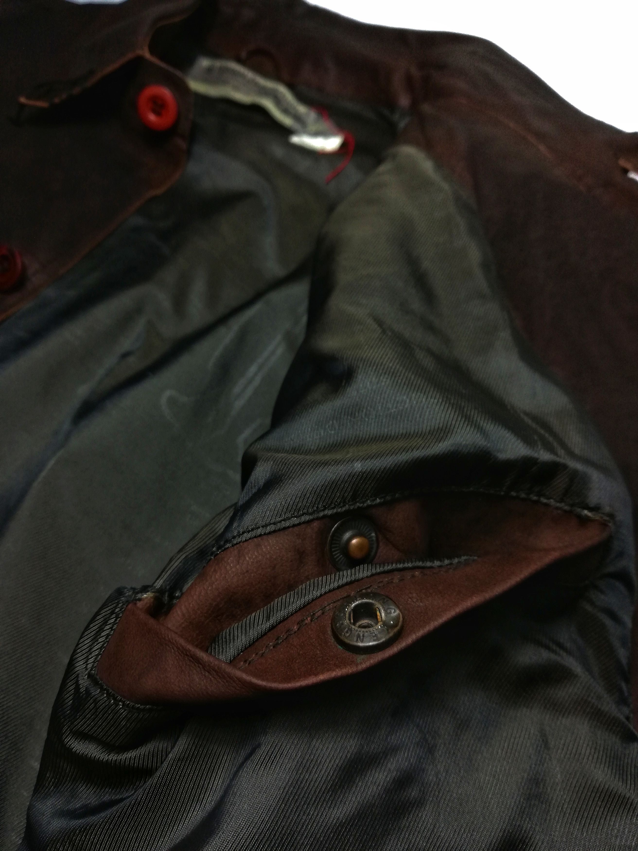 Darn Tough 🔥TOUGH Jeansmith Engineerd Leather Jacket Button Up Style Size US M / EU 48-50 / 2 - 12 Thumbnail
