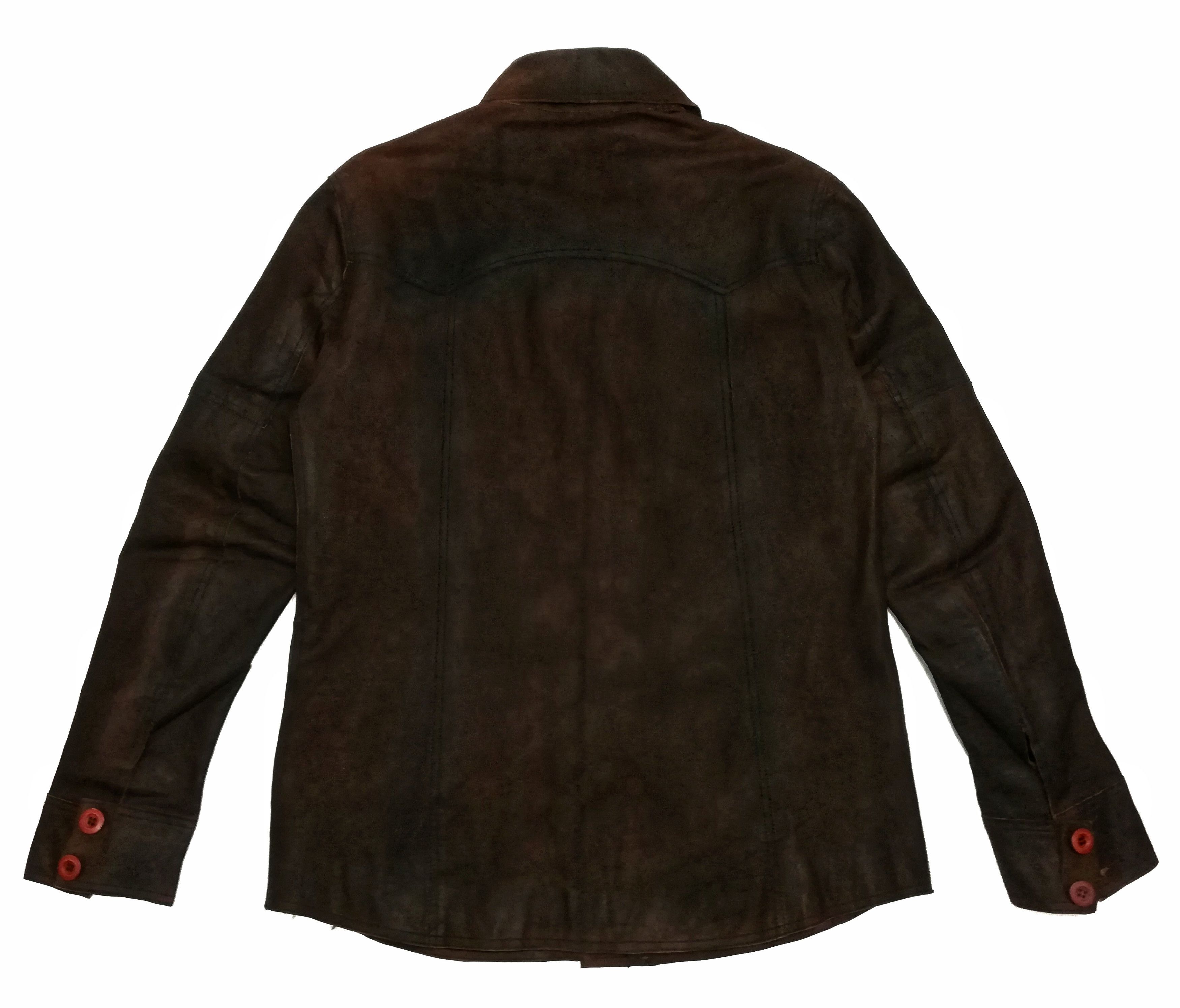 Darn Tough 🔥TOUGH Jeansmith Engineerd Leather Jacket Button Up Style Size US M / EU 48-50 / 2 - 17 Thumbnail