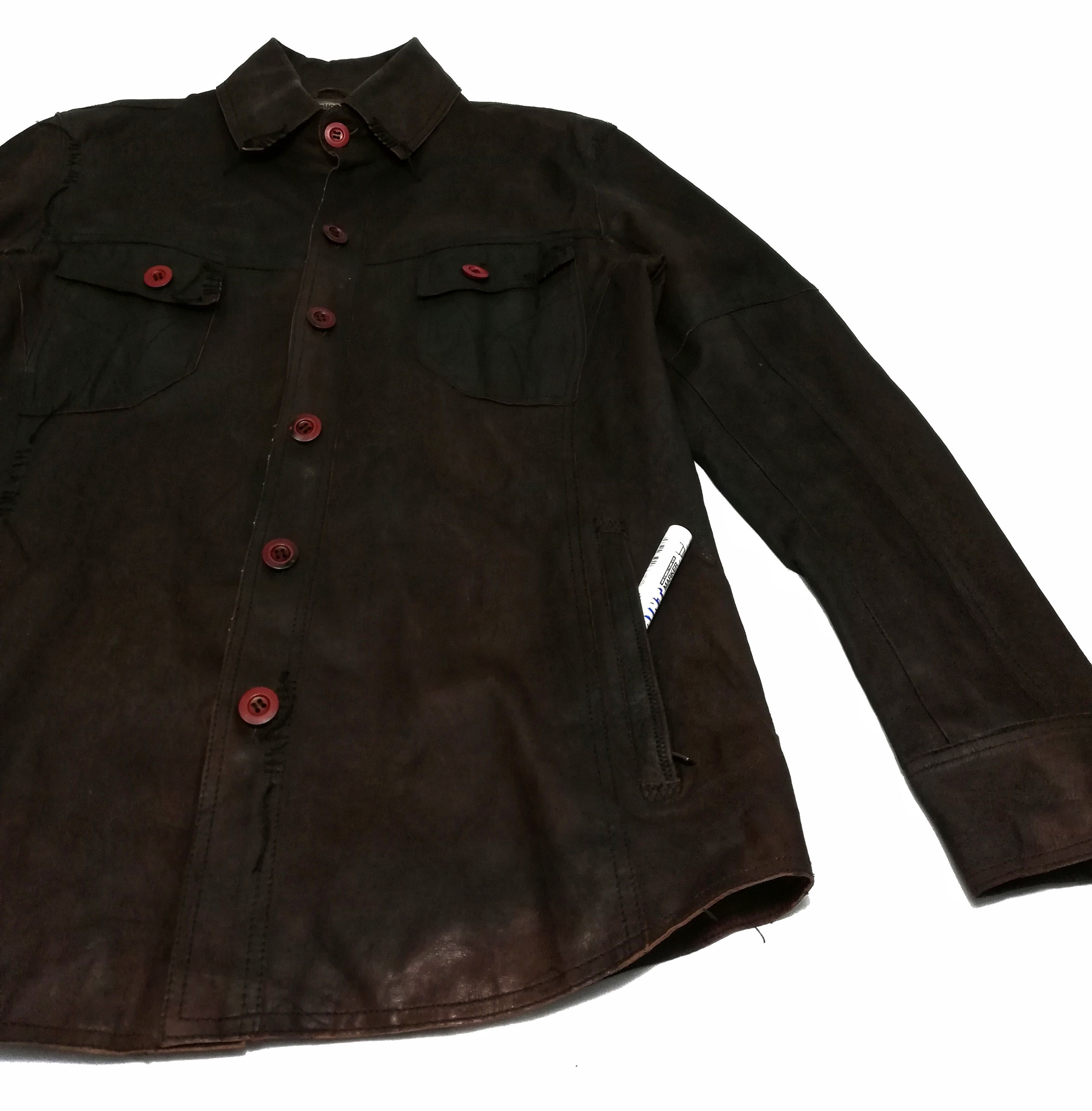 Darn Tough 🔥TOUGH Jeansmith Engineerd Leather Jacket Button Up Style Size US M / EU 48-50 / 2 - 10 Thumbnail