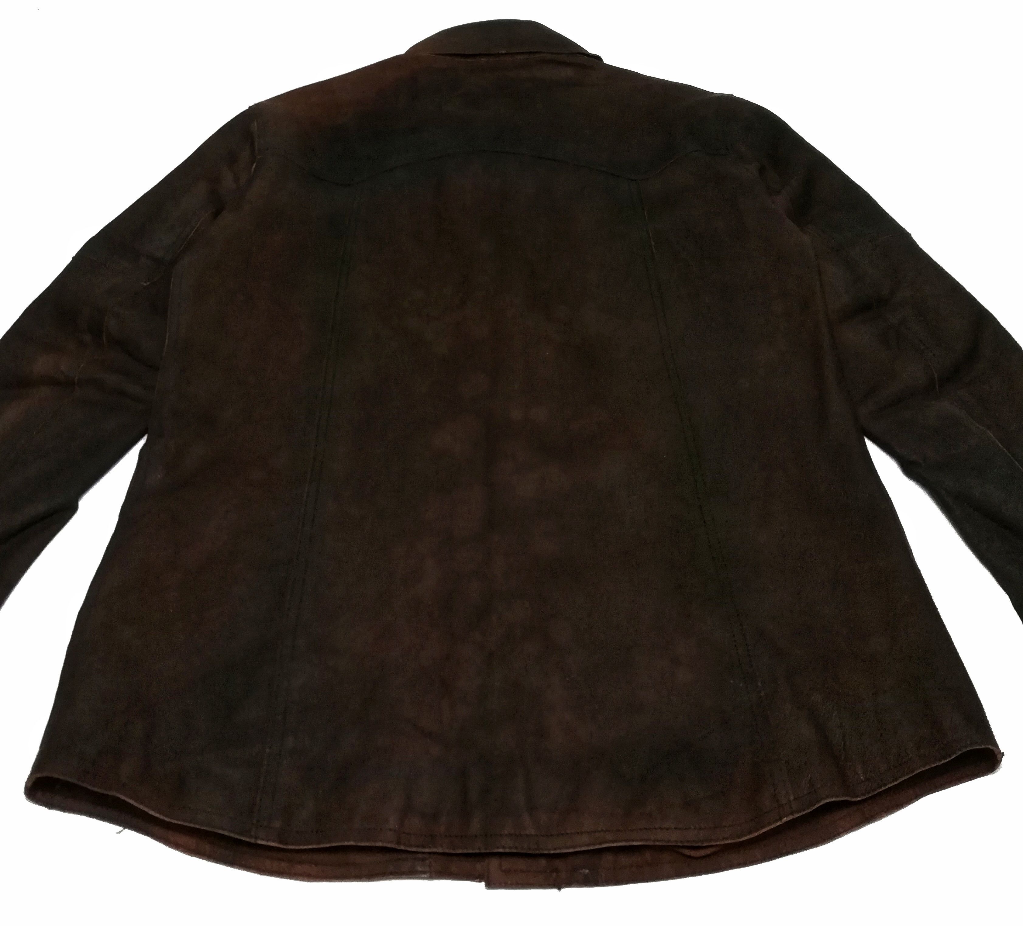 Darn Tough 🔥TOUGH Jeansmith Engineerd Leather Jacket Button Up Style Size US M / EU 48-50 / 2 - 20 Thumbnail