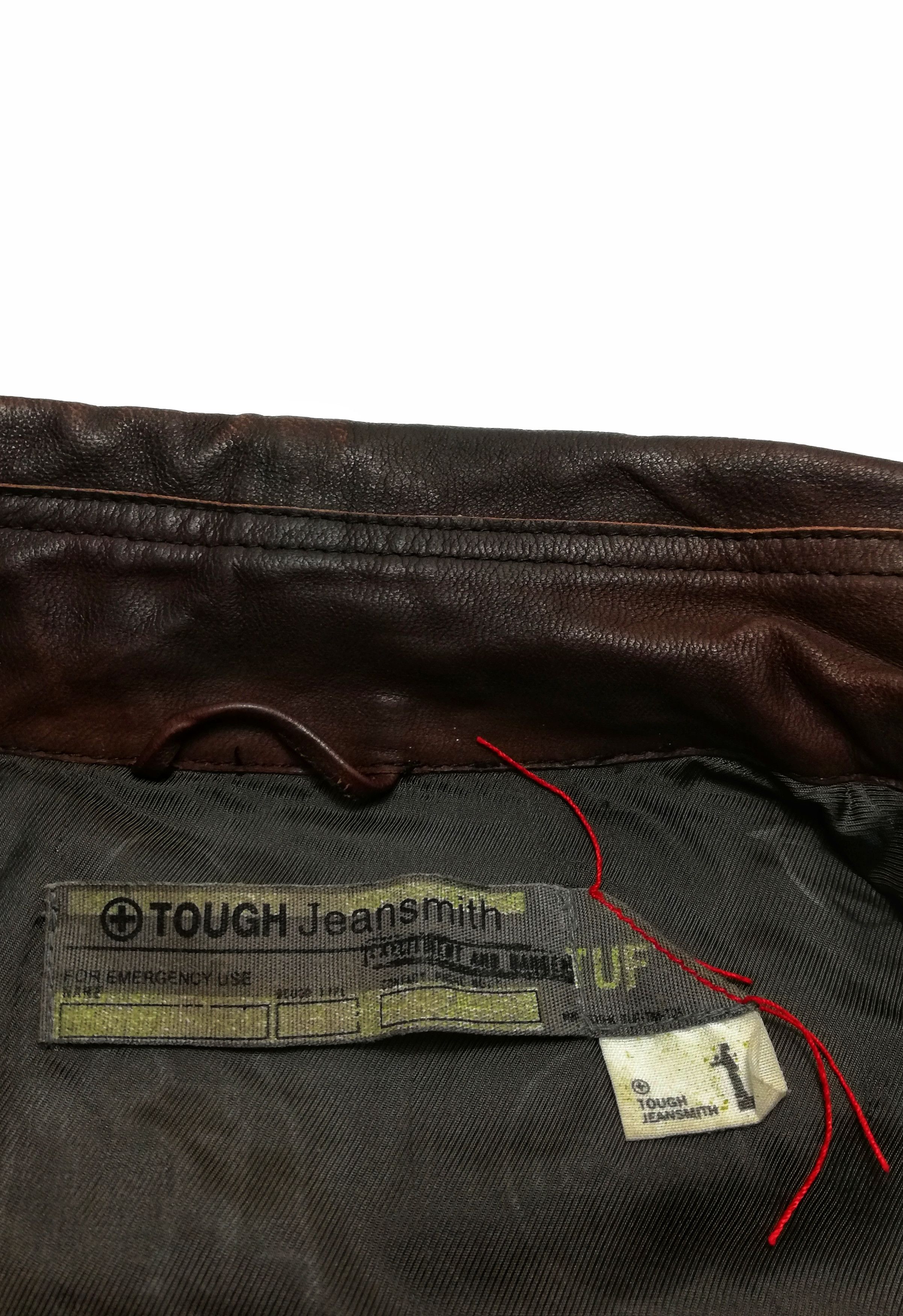 Darn Tough 🔥TOUGH Jeansmith Engineerd Leather Jacket Button Up Style Size US M / EU 48-50 / 2 - 15 Thumbnail