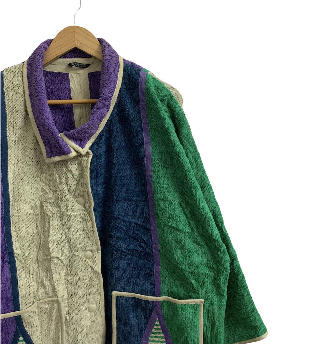 Annikki Karvinen × Handmade Annikki Karvinen Handmade Wool Snap Button Jacket Oversized Size US M / EU 48-50 / 2 - 3 Thumbnail