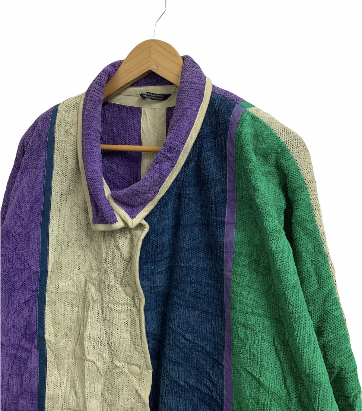 Annikki Karvinen × Handmade Annikki Karvinen Handmade Wool Snap Button Jacket Oversized Size US M / EU 48-50 / 2 - 6 Thumbnail