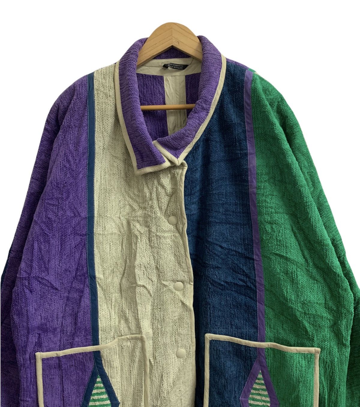 Annikki Karvinen × Handmade Annikki Karvinen Handmade Wool Snap Button Jacket Oversized Size US M / EU 48-50 / 2 - 2 Thumbnail