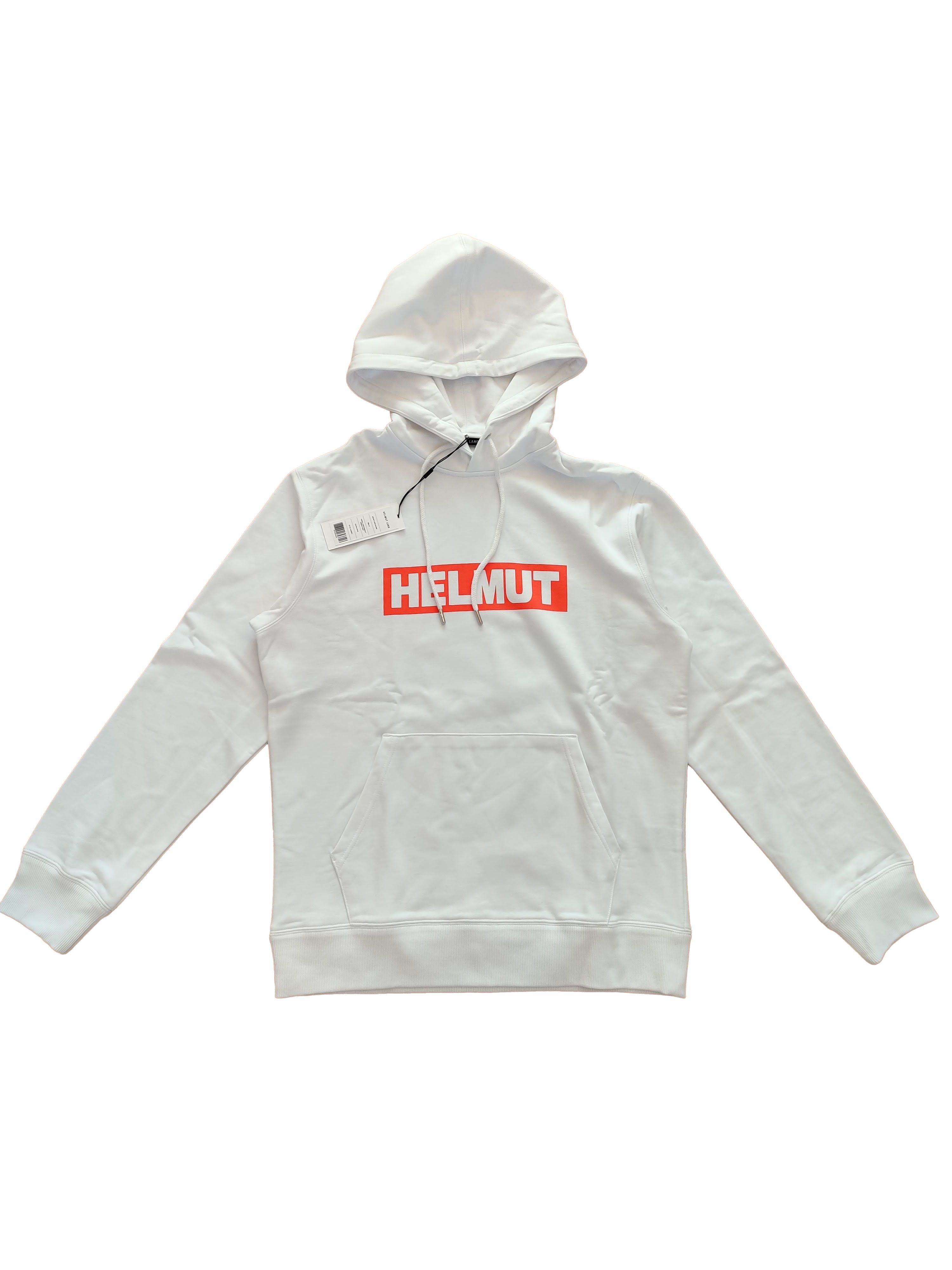 Helmut Lang ⚡️QUICK SALE⚡️ Helmut Lang Red Logo White Hoodie Size US M / EU 48-50 / 2 - 1 Thumbnail