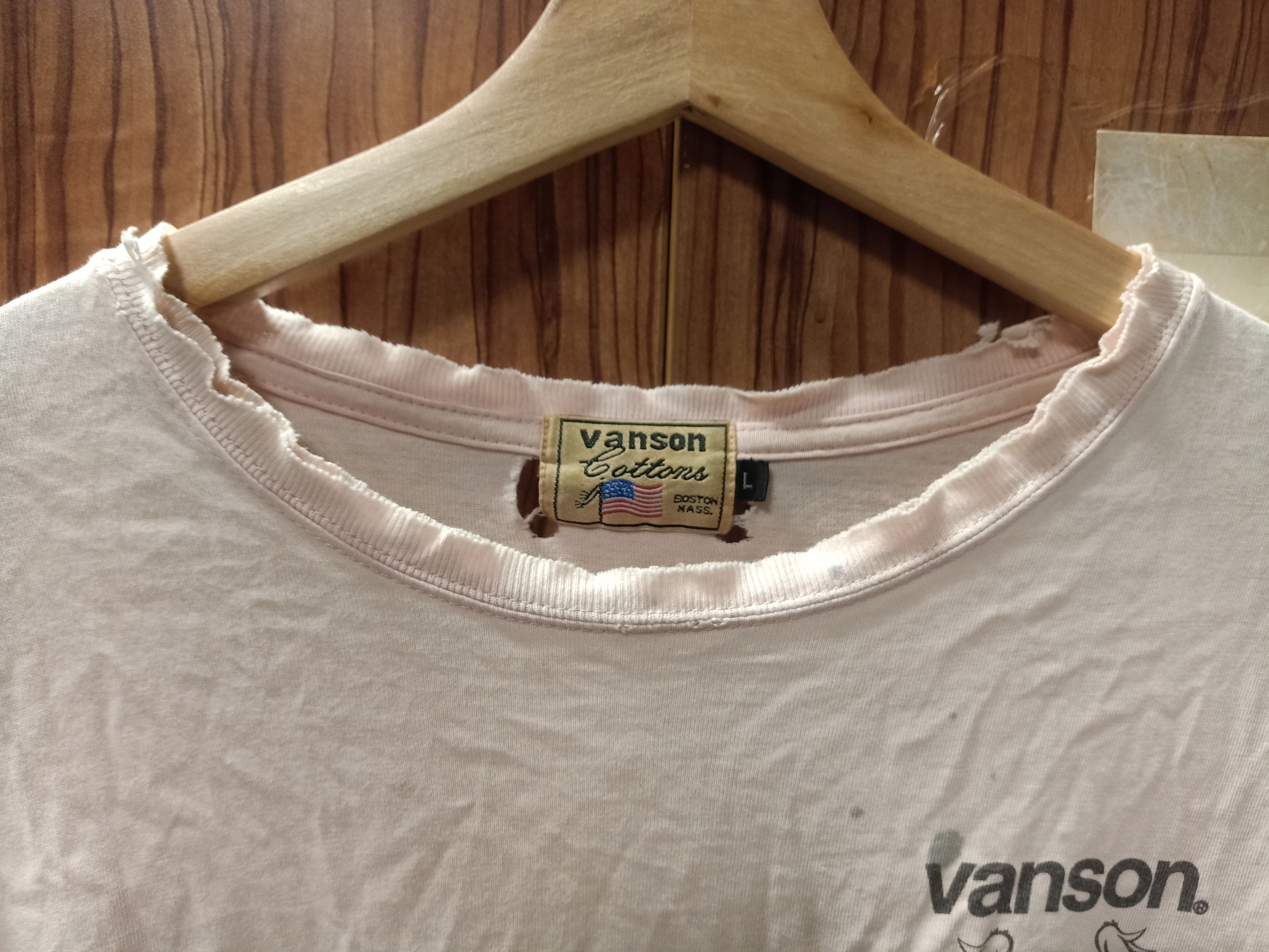 Vanson Leathers × Vintage vintage t shirt vanson distressed Size US M / EU 48-50 / 2 - 4 Thumbnail