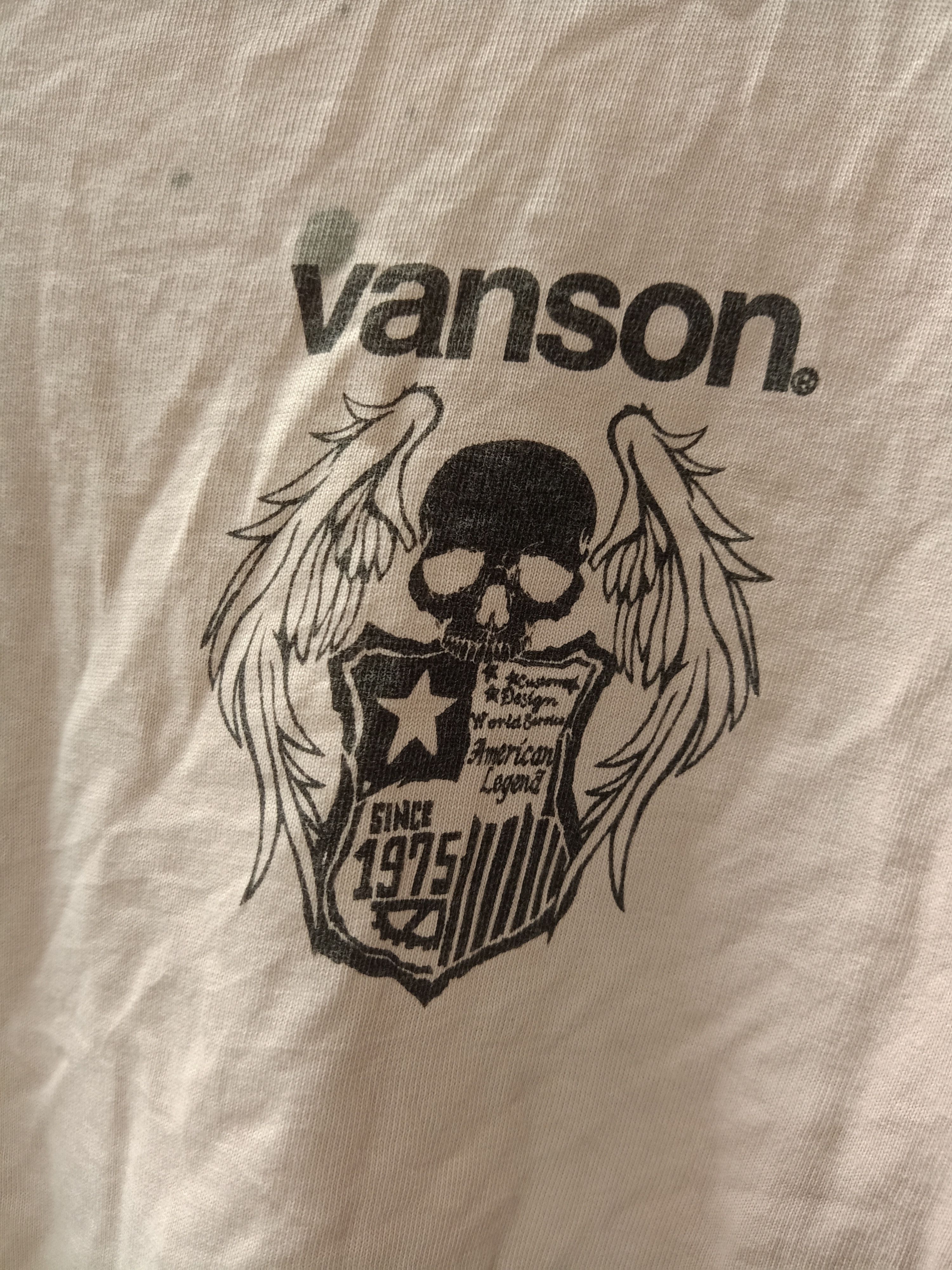 Vanson Leathers × Vintage vintage t shirt vanson distressed Size US M / EU 48-50 / 2 - 3 Thumbnail