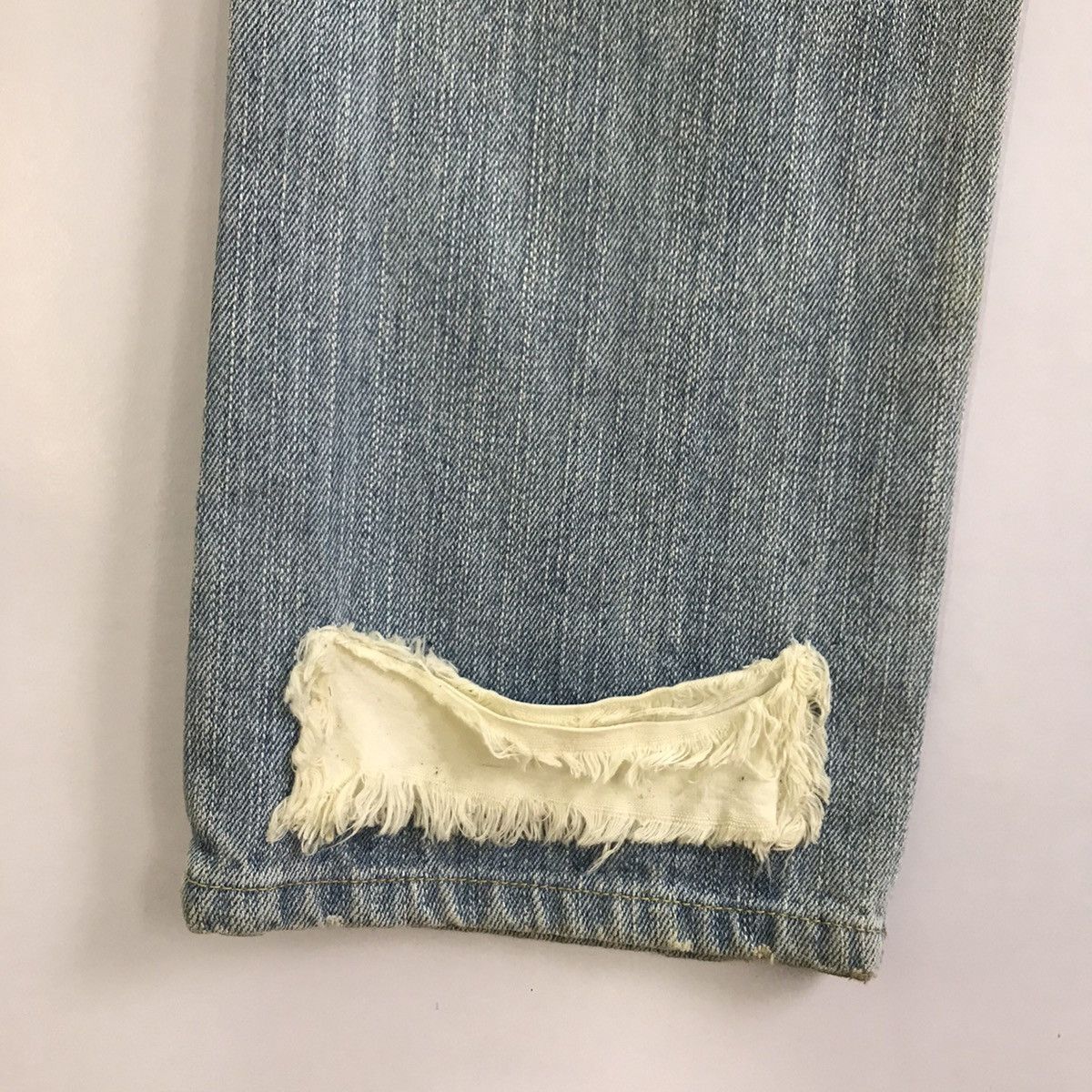 Japanese Brand JAPANESE STYLE PATCHWORK BORO DENIM PANTS Size US 30 / EU 46 - 7 Thumbnail