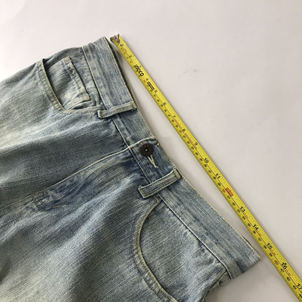 Japanese Brand JAPANESE STYLE PATCHWORK BORO DENIM PANTS Size US 30 / EU 46 - 12 Thumbnail