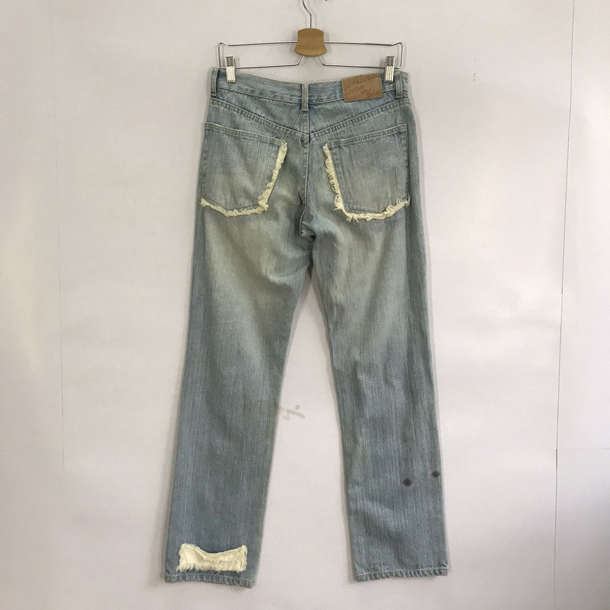 Japanese Brand JAPANESE STYLE PATCHWORK BORO DENIM PANTS Size US 30 / EU 46 - 5 Thumbnail