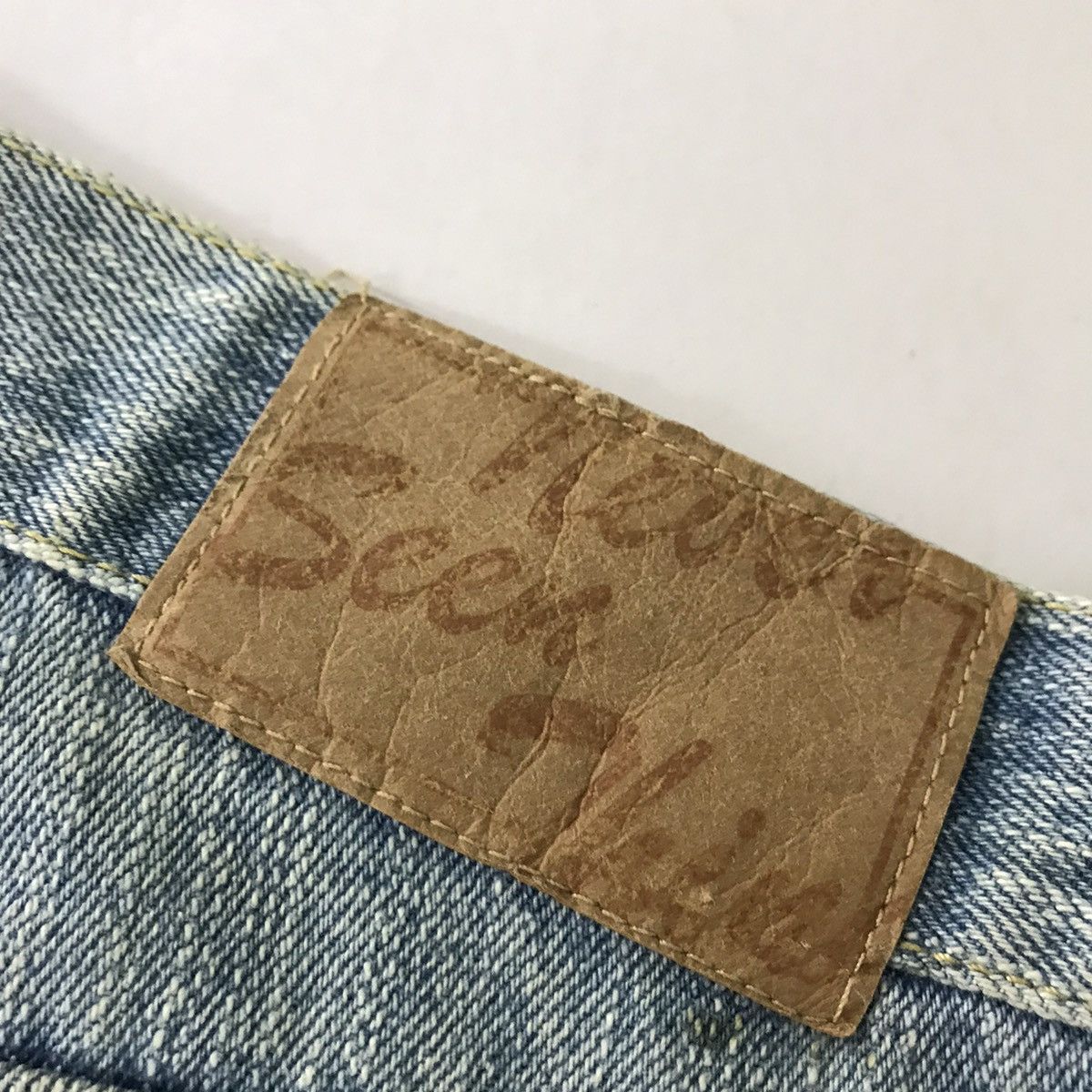 Japanese Brand JAPANESE STYLE PATCHWORK BORO DENIM PANTS Size US 30 / EU 46 - 11 Thumbnail