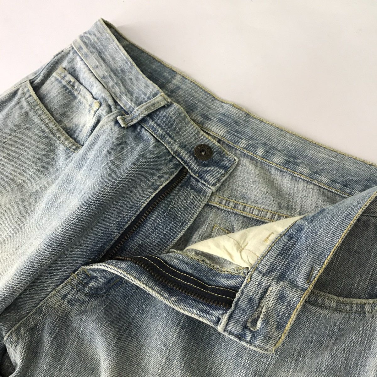 Japanese Brand JAPANESE STYLE PATCHWORK BORO DENIM PANTS Size US 30 / EU 46 - 8 Thumbnail
