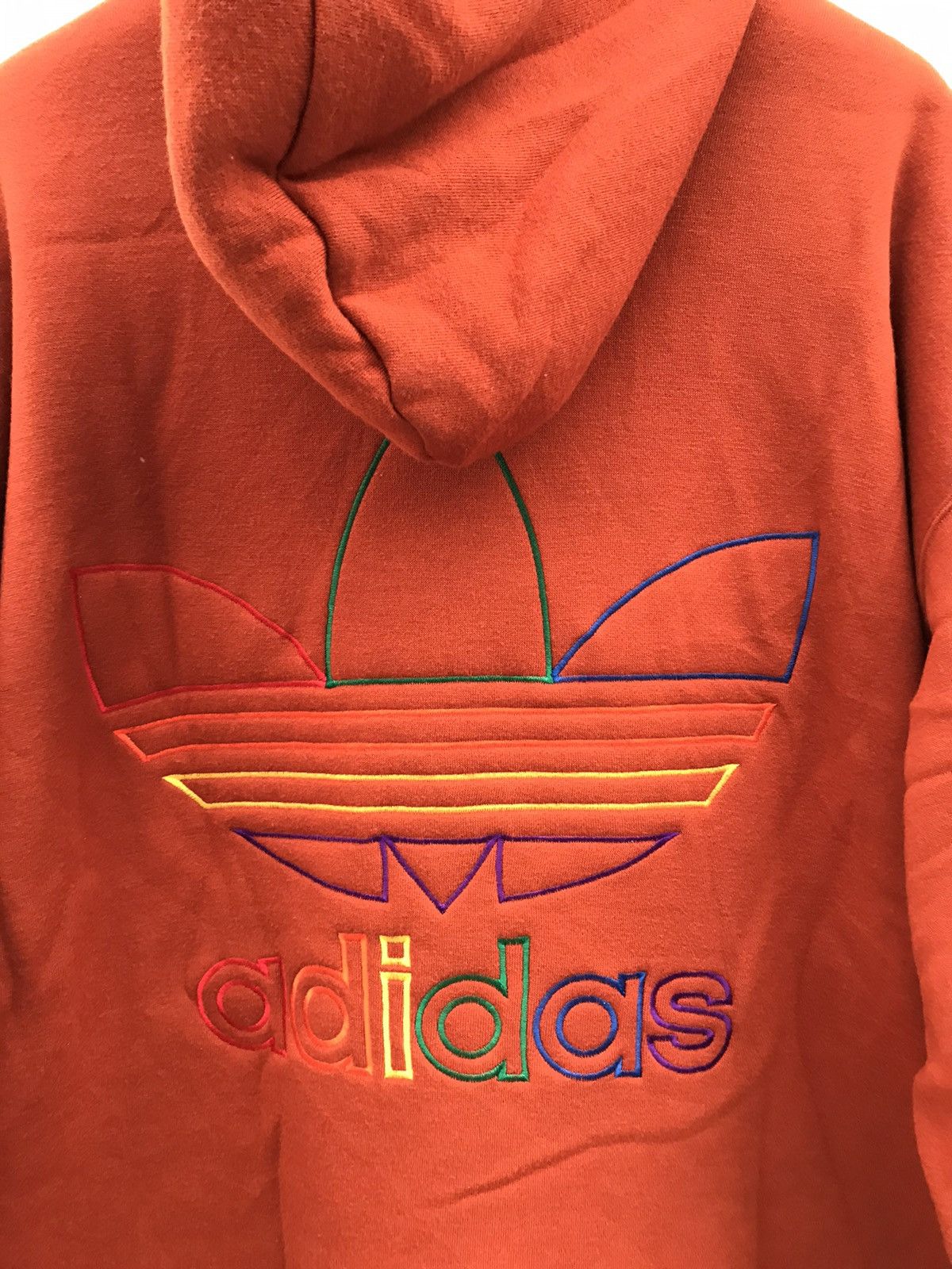 Adidas × Vintage Vintage Adidas Trefoil Big Logo Hoodie sweater Size US XL / EU 56 / 4 - 6 Thumbnail