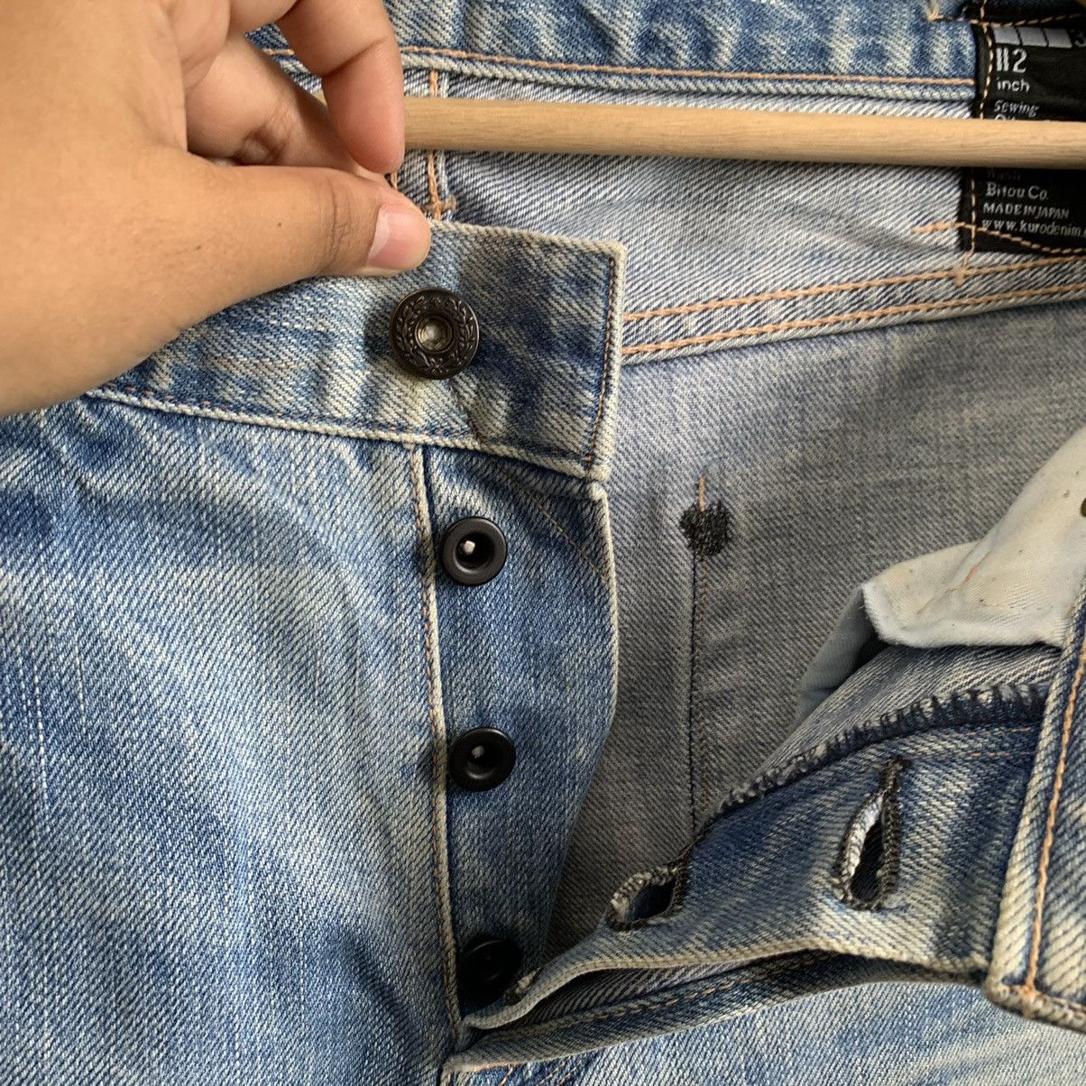 Issey Miyake Kuro Japanese Selvedge Denim Jeans Size US 34 / EU 50 - 8 Thumbnail