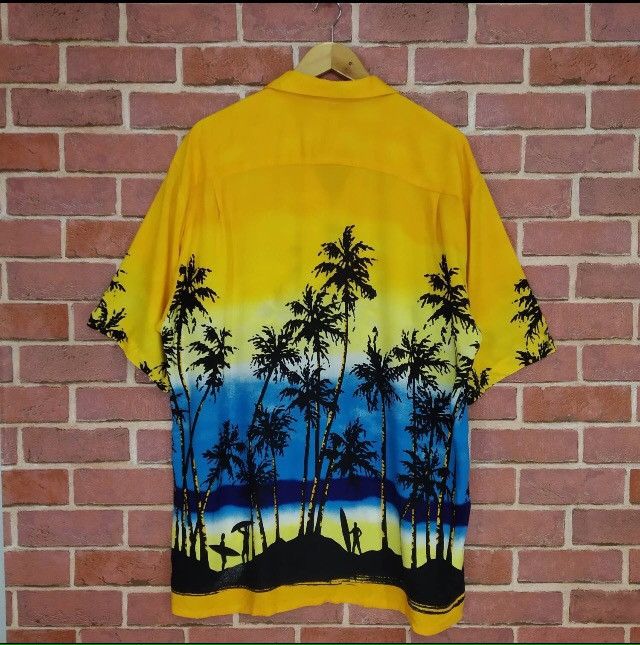 Other Vintage Rare Design Hawaiian Rayon Shirt Single Pocket Size US XL / EU 56 / 4 - 2 Thumbnail