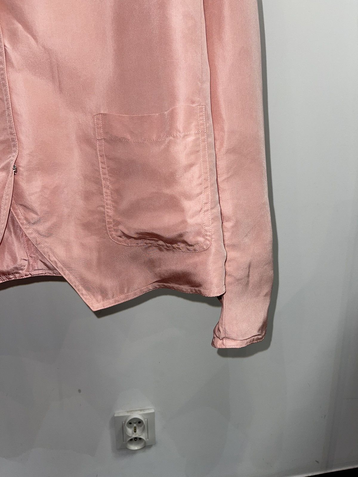 Balenciaga SS12 Balenciaga Pink Silk Blazer Size US S / EU 44-46 / 1 - 4 Thumbnail
