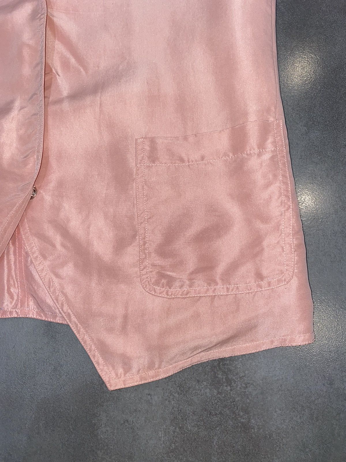 Balenciaga SS12 Balenciaga Pink Silk Blazer Size US S / EU 44-46 / 1 - 12 Thumbnail