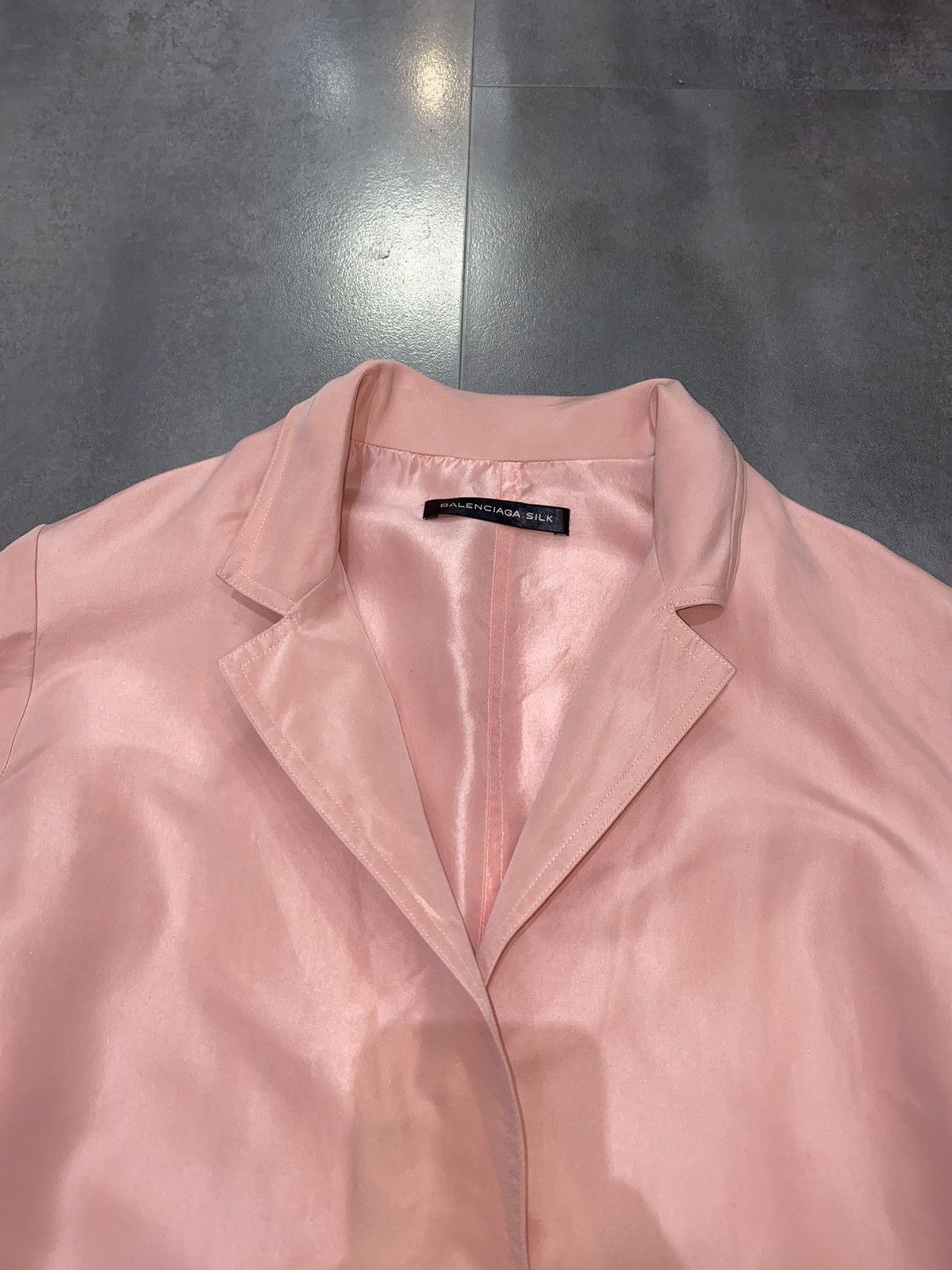 Balenciaga SS12 Balenciaga Pink Silk Blazer Size US S / EU 44-46 / 1 - 10 Thumbnail