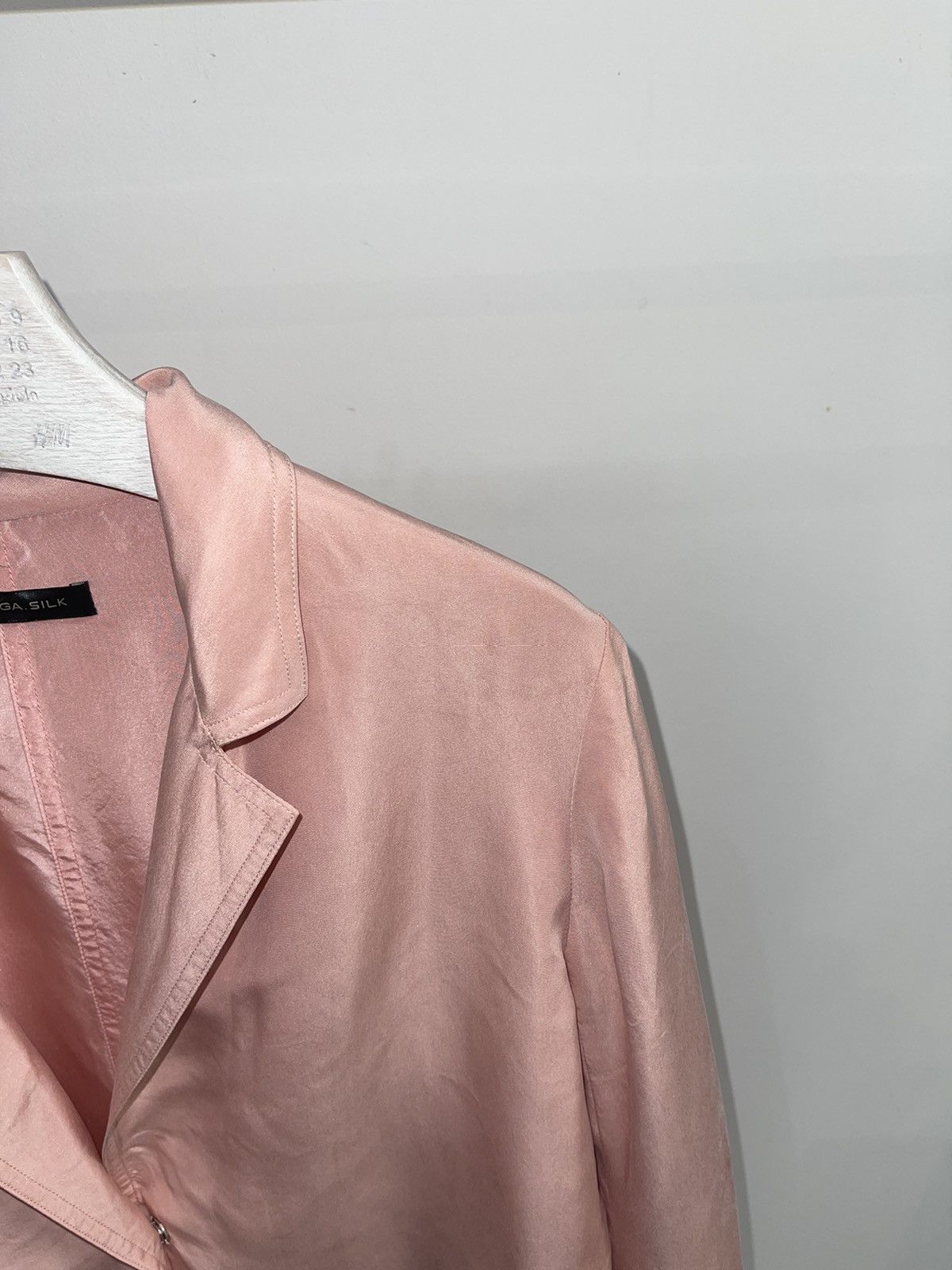 Balenciaga SS12 Balenciaga Pink Silk Blazer Size US S / EU 44-46 / 1 - 3 Thumbnail