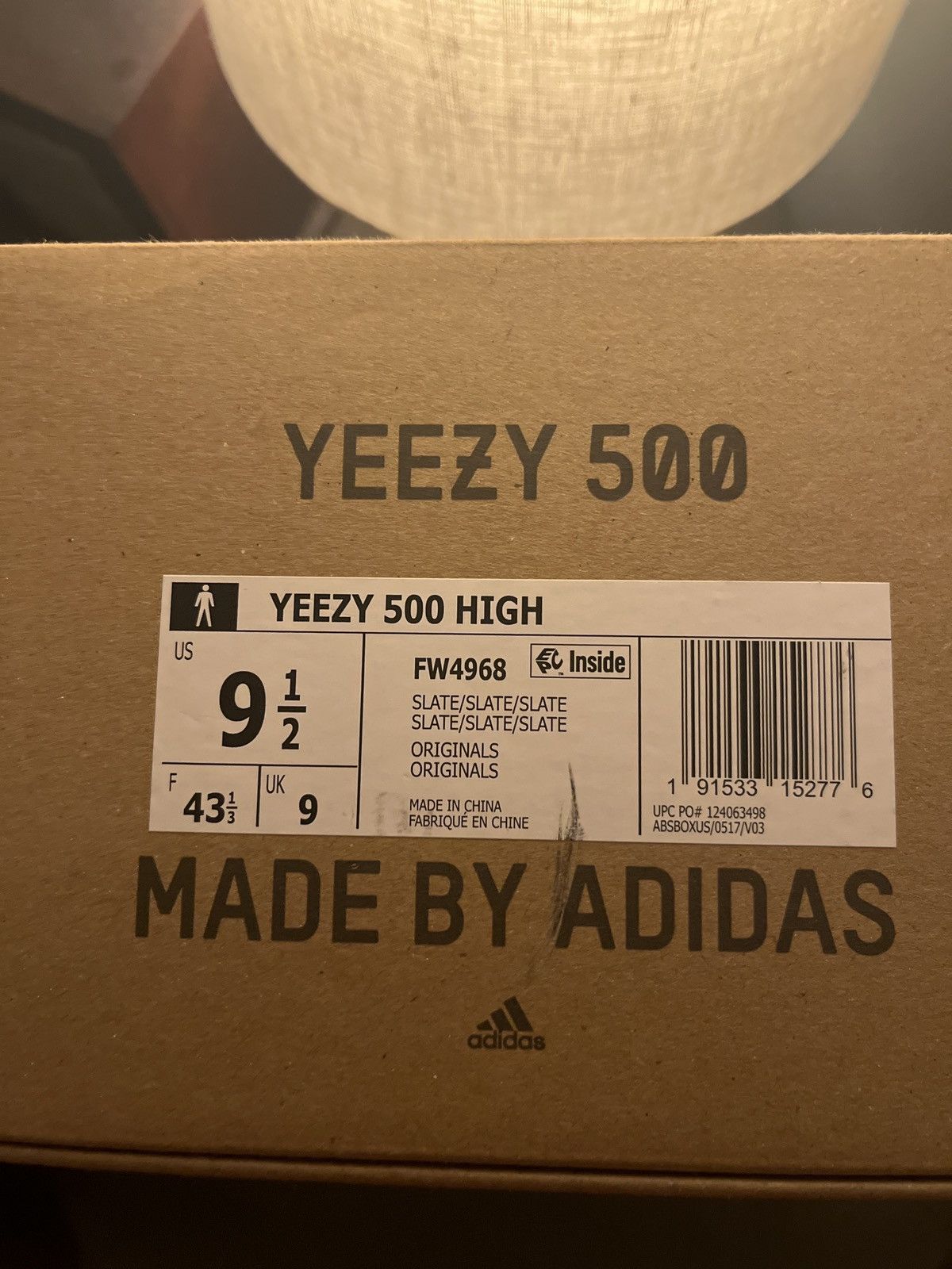 Adidas × Kanye West YZY 500 HIGH “SLATE” Size US 9.5 / EU 42-43 - 9 Thumbnail