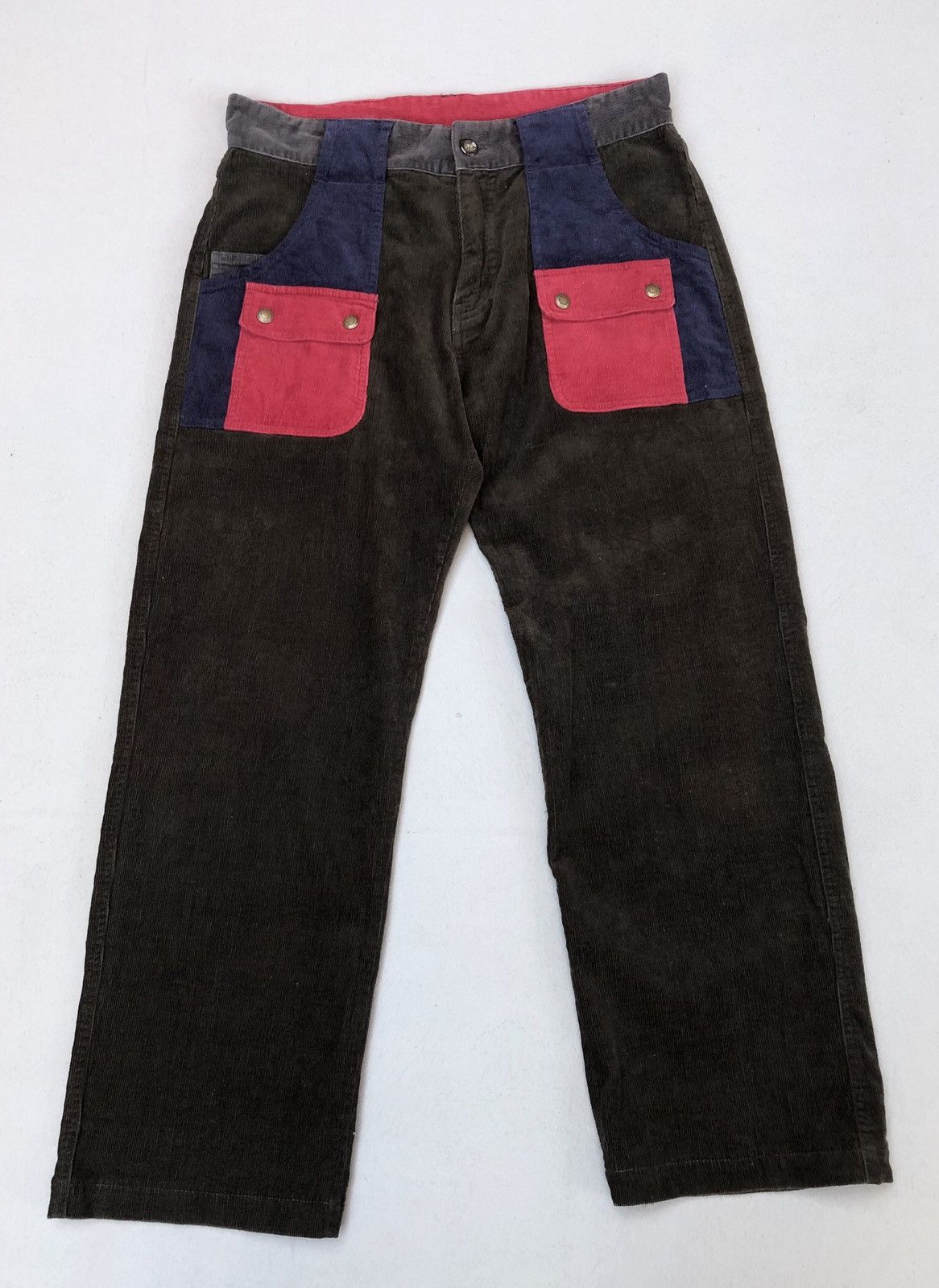 GRN × Japanese Brand GRN Tokyo Colourful Corduroy Bush Pants Size US 31 - 2 Thumbnail