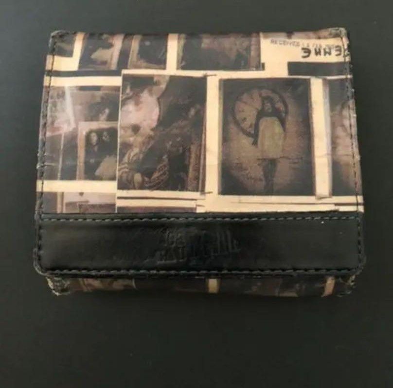 小物 archive 80s JEAN PAUL GAULTIER wallet 1980's JPG Black Leather Wallet .label: Jean Paul