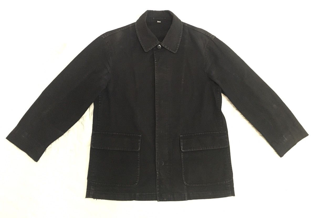 image of Uniqlo Workwear Black Jacket, Men's (Size Large)