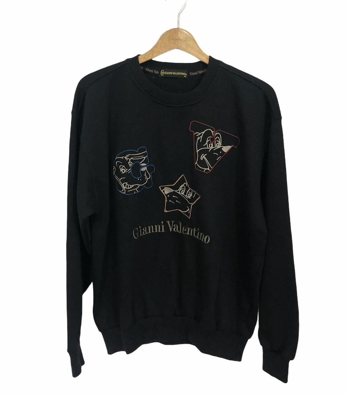 Valentino Gianni Valentino Embroidered Sweatshirt Size US M / EU 48-50 / 2 - 1 Thumbnail