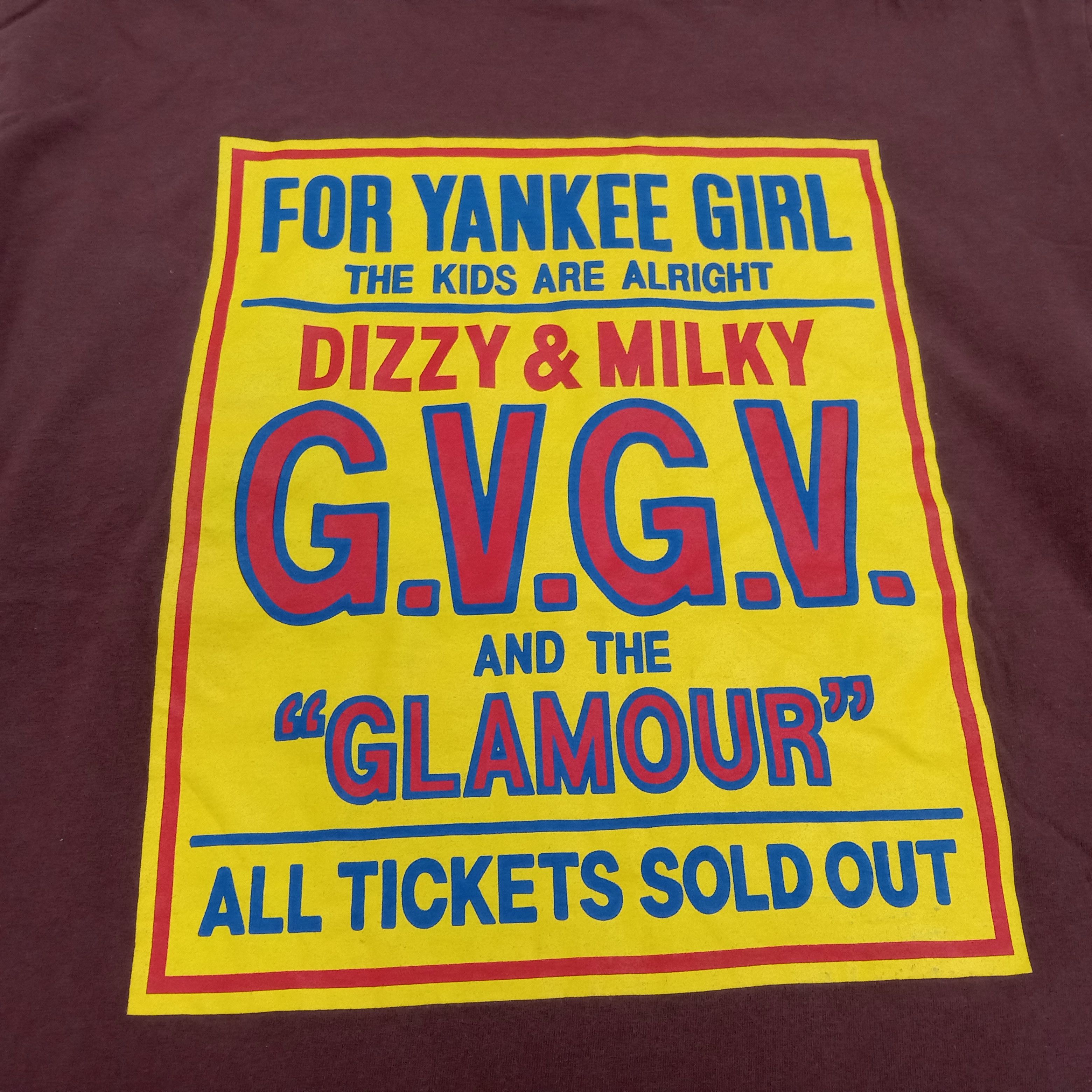 Hysteric Glamour Hysteric Glamour Japanese Brand X G.V.G.V Vintage T-Shirt Size US XL / EU 56 / 4 - 2 Thumbnail